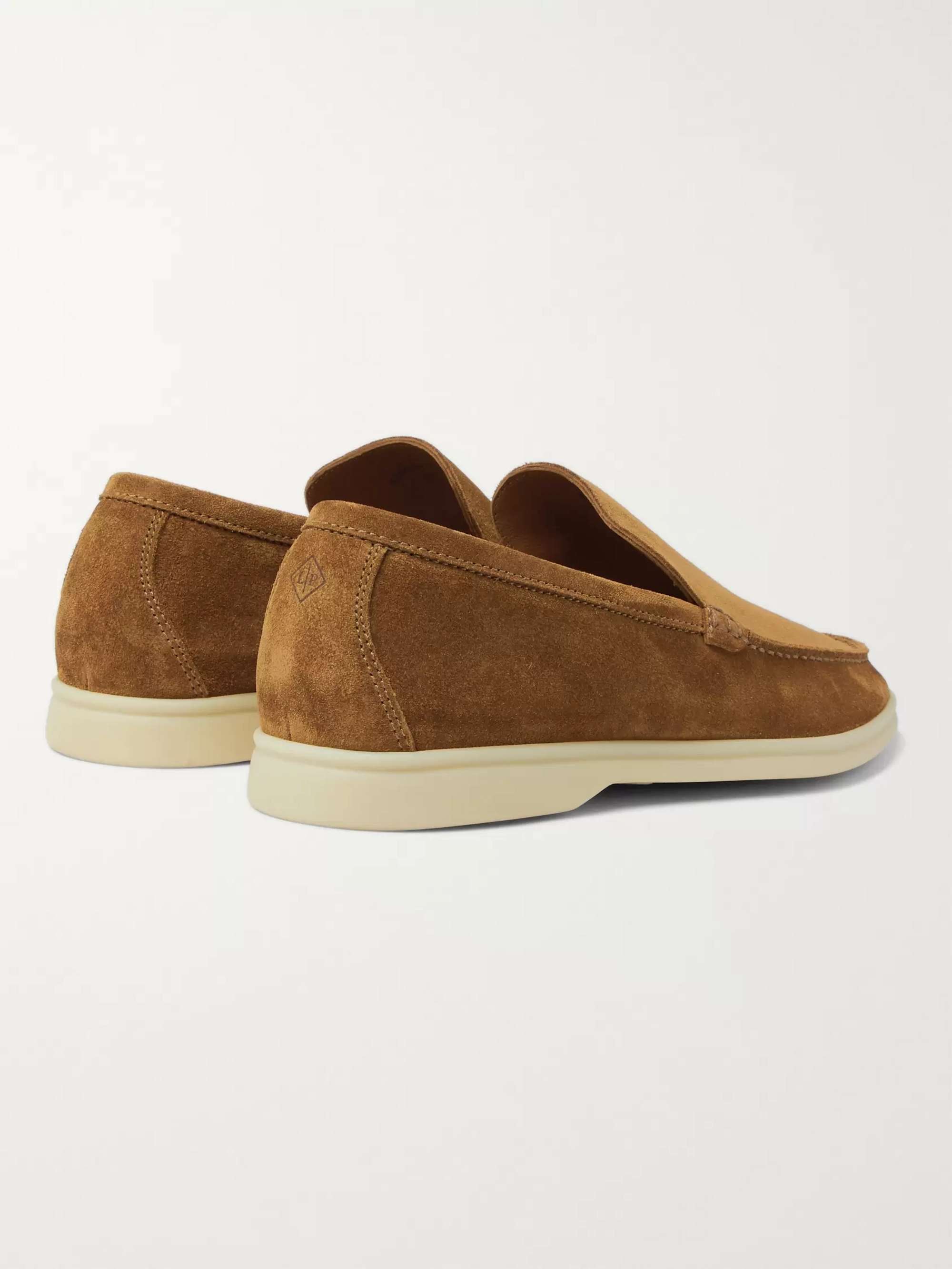 LORO PIANA Summer Walk Suede Loafers
