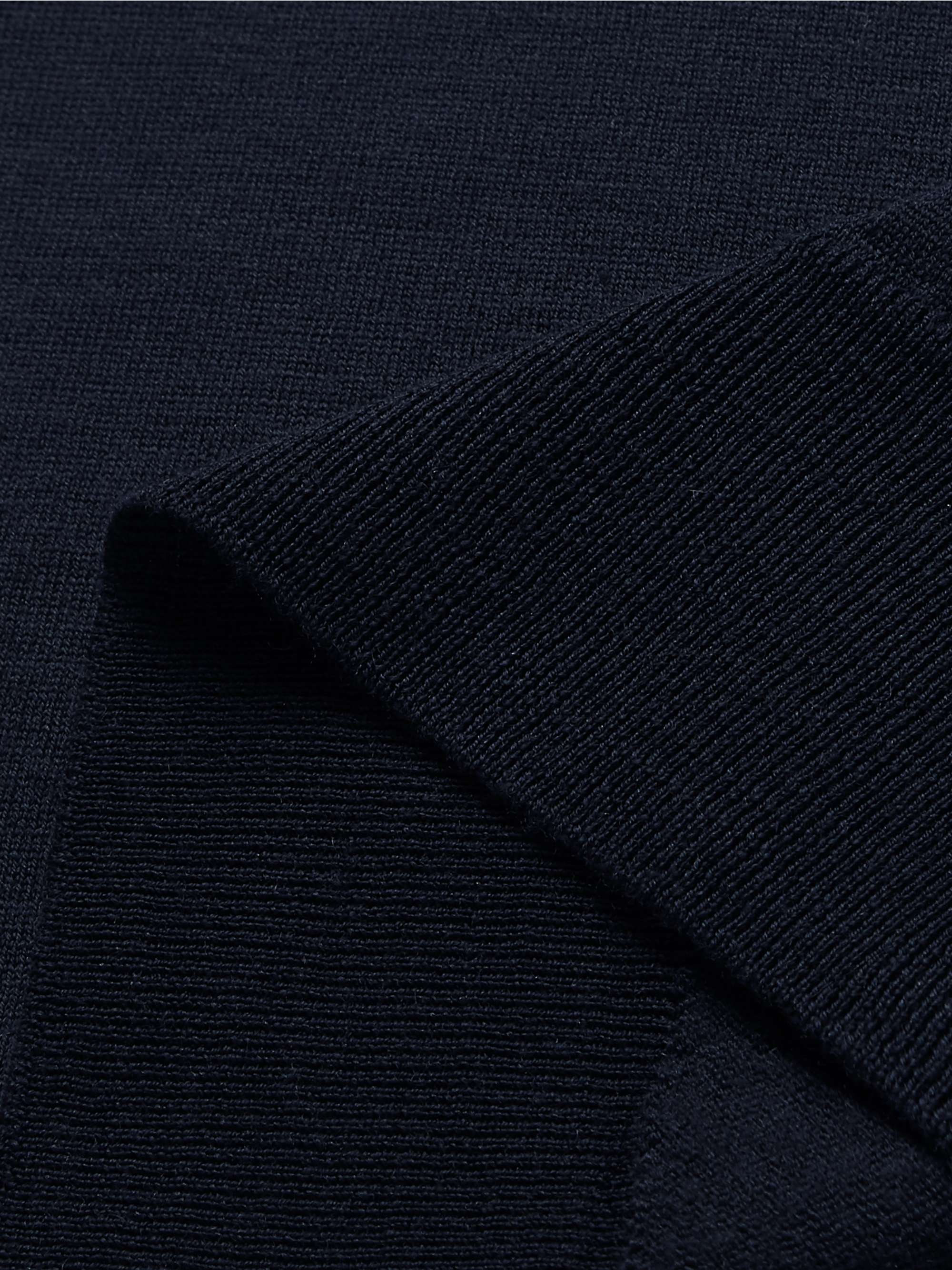 JOHN SMEDLEY Payton Slim-Fit Merino Wool Polo Shirt