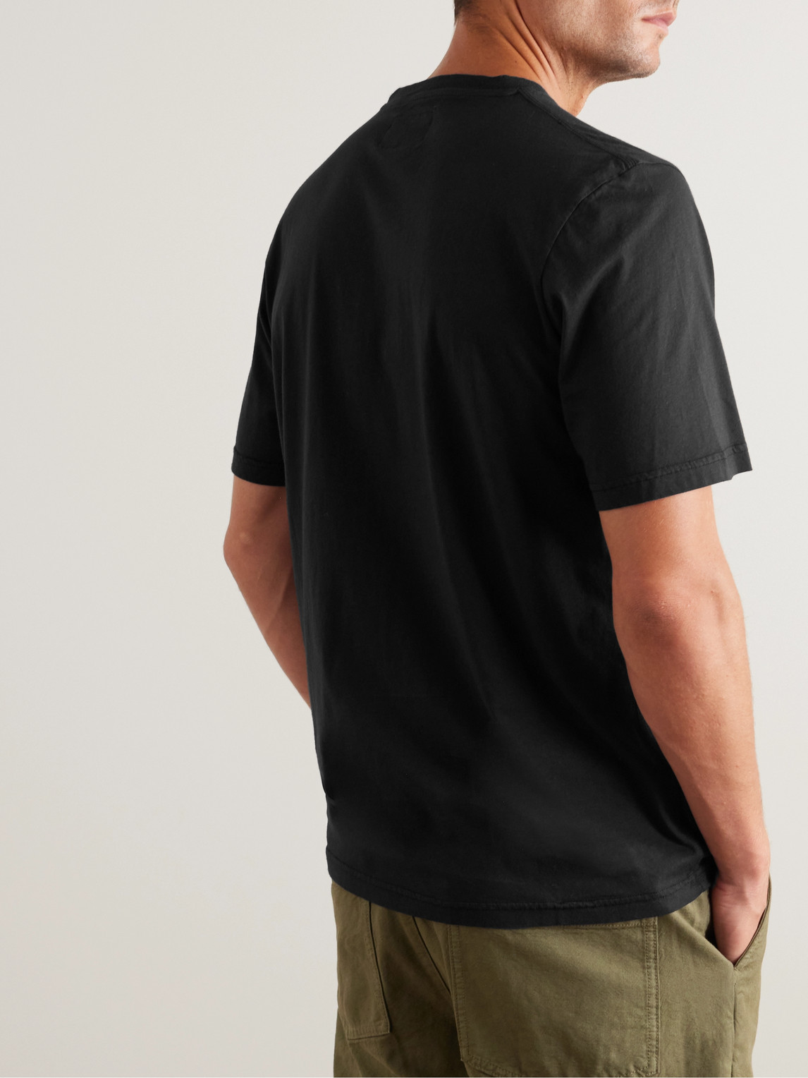 Shop Folk Assembly Cotton-jersey T-shirt In Black