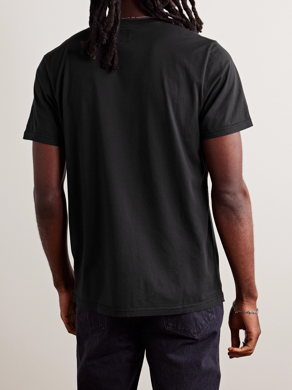 Shop Folk Assembly Cotton-jersey T-shirt In Black