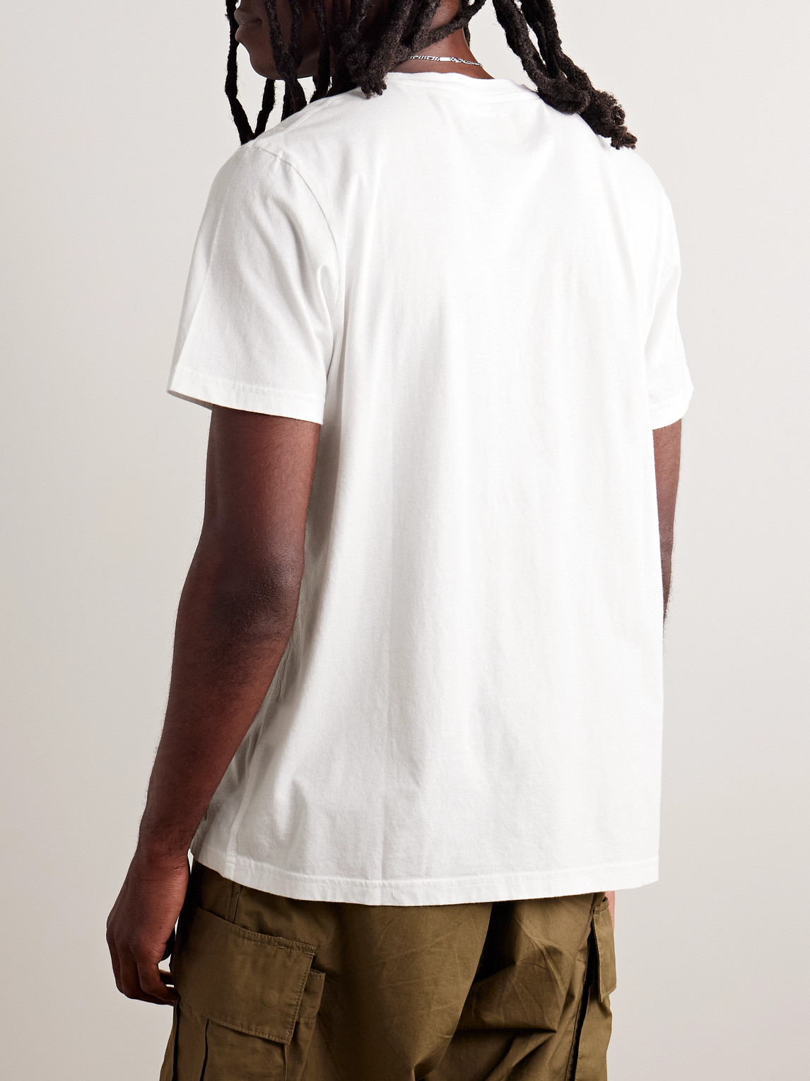 Shop Folk Assembly Cotton-jersey T-shirt In White