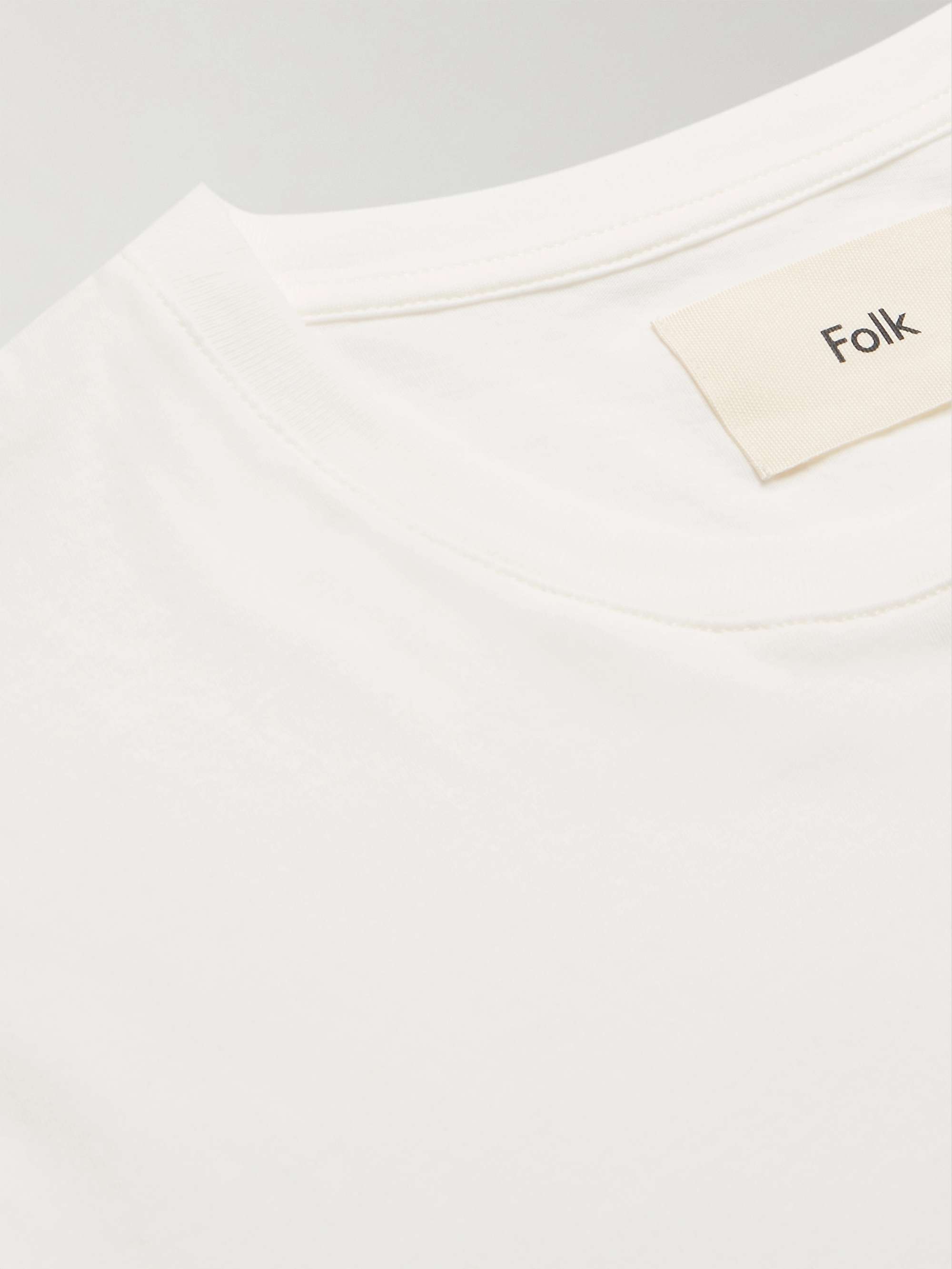 FOLK Assembly Cotton-Jersey T-Shirt