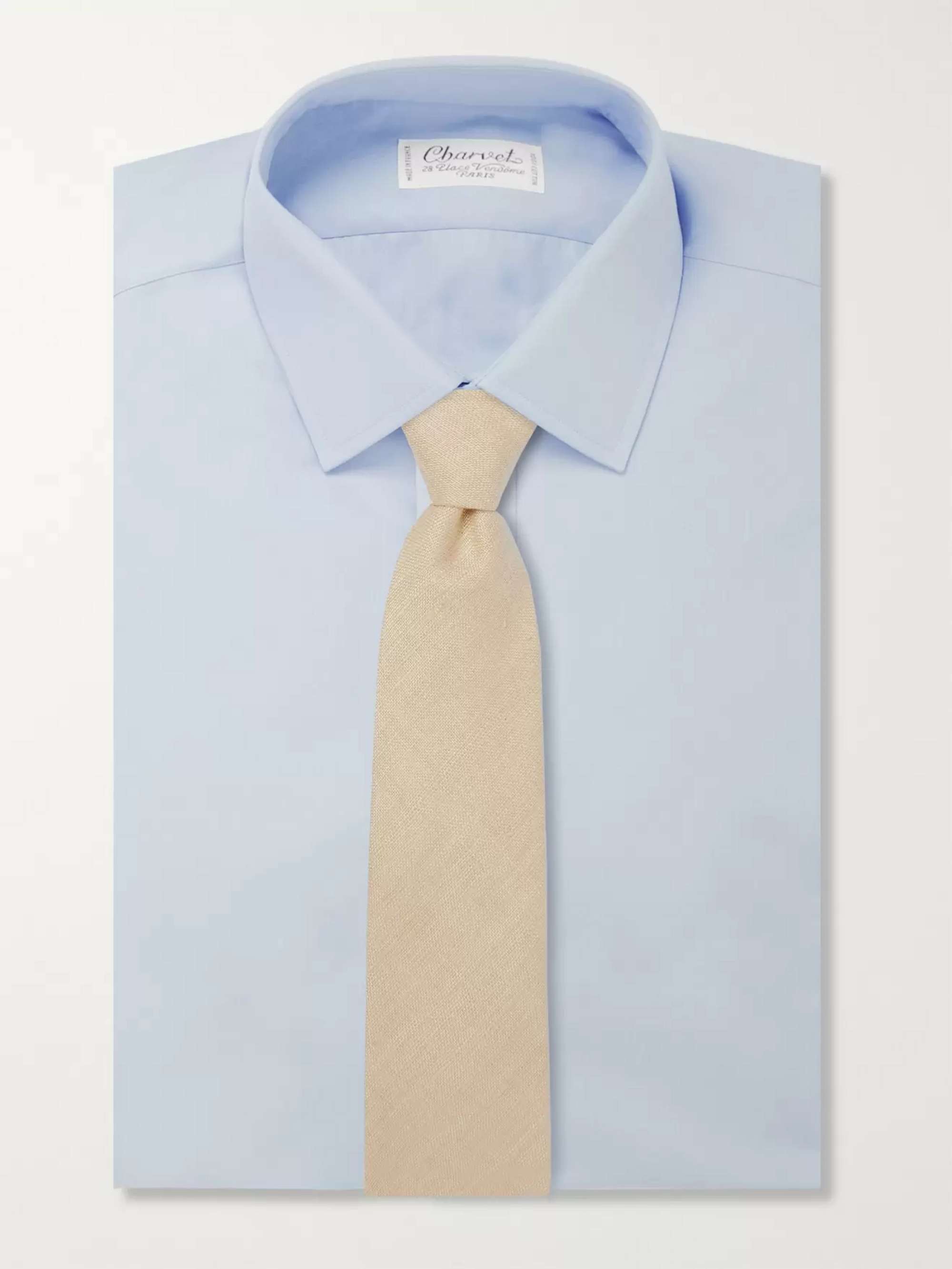 DRAKE'S 8cm Slub Silk Tie