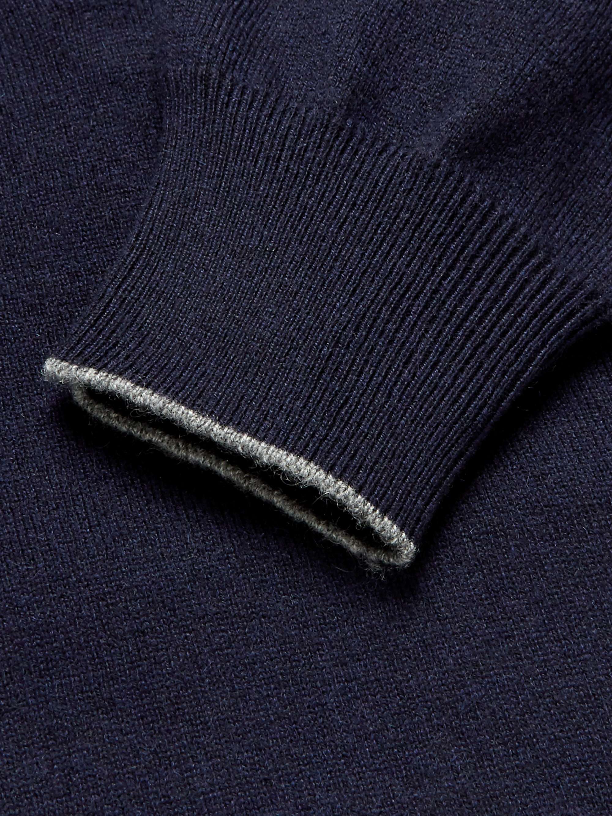 BRUNELLO CUCINELLI Cashmere Half-Zip Sweater