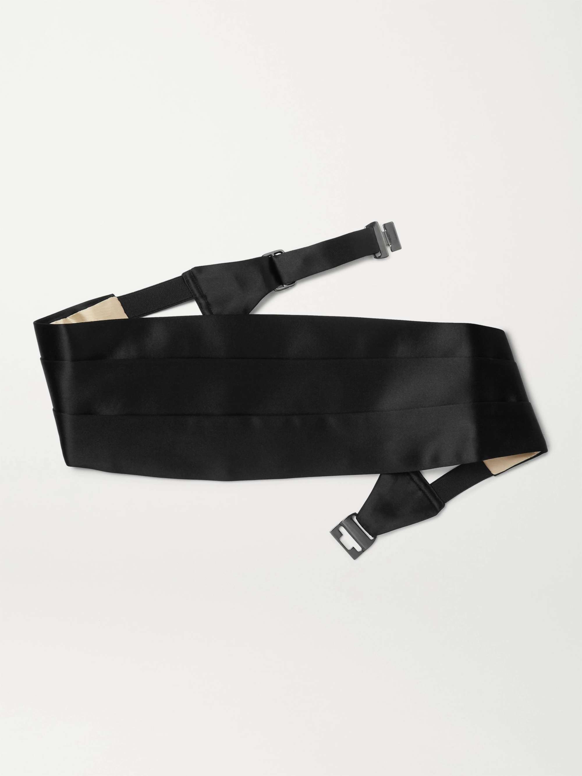 Black Satin Cummerbund Black Satin Cummerbund