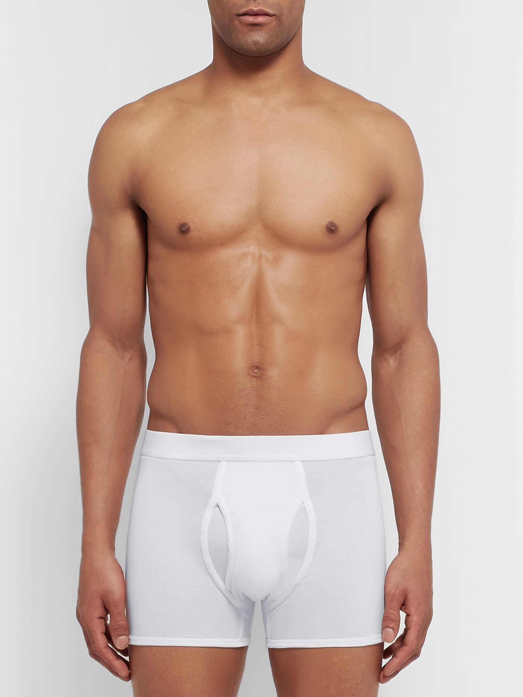 HANDVAERK Pima Cotton-Jersey Boxer Briefs