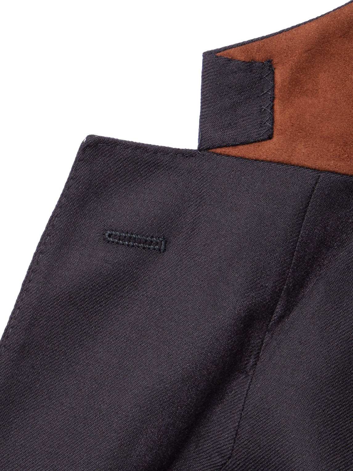 Shop Loro Piana Navy Voyager Slim-fit Cashmere Blazer In Blue