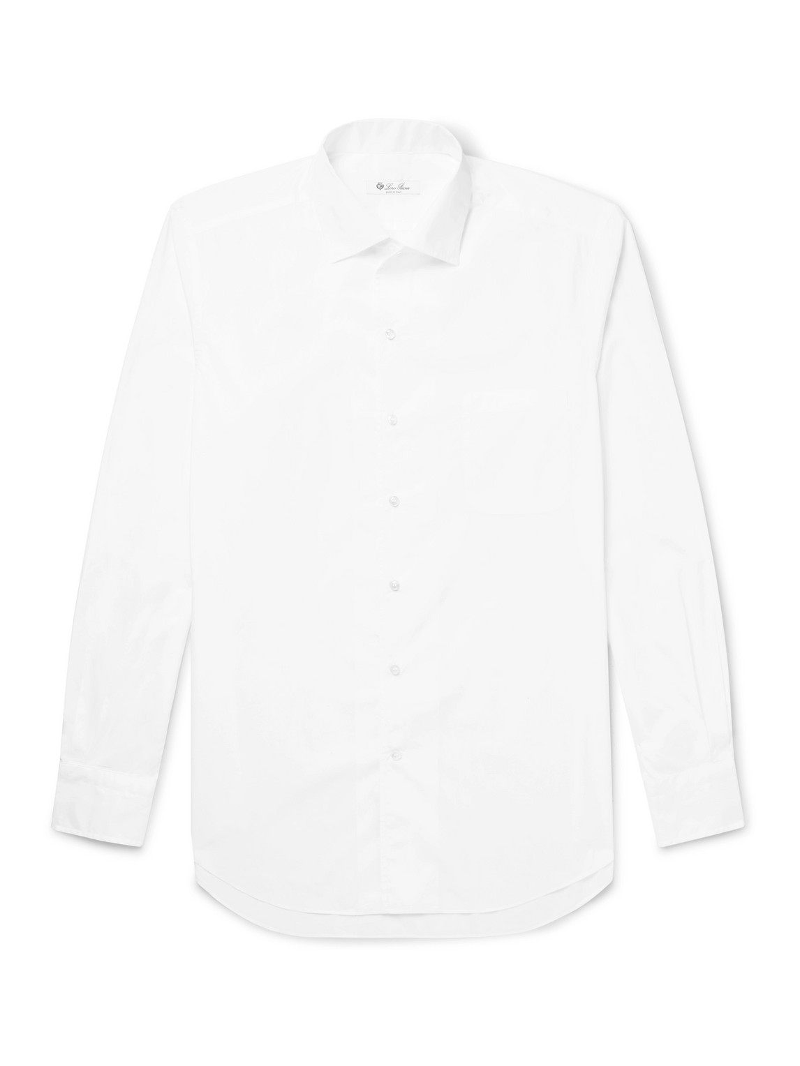 Loro Piana Andre Cotton-poplin Shirt In White