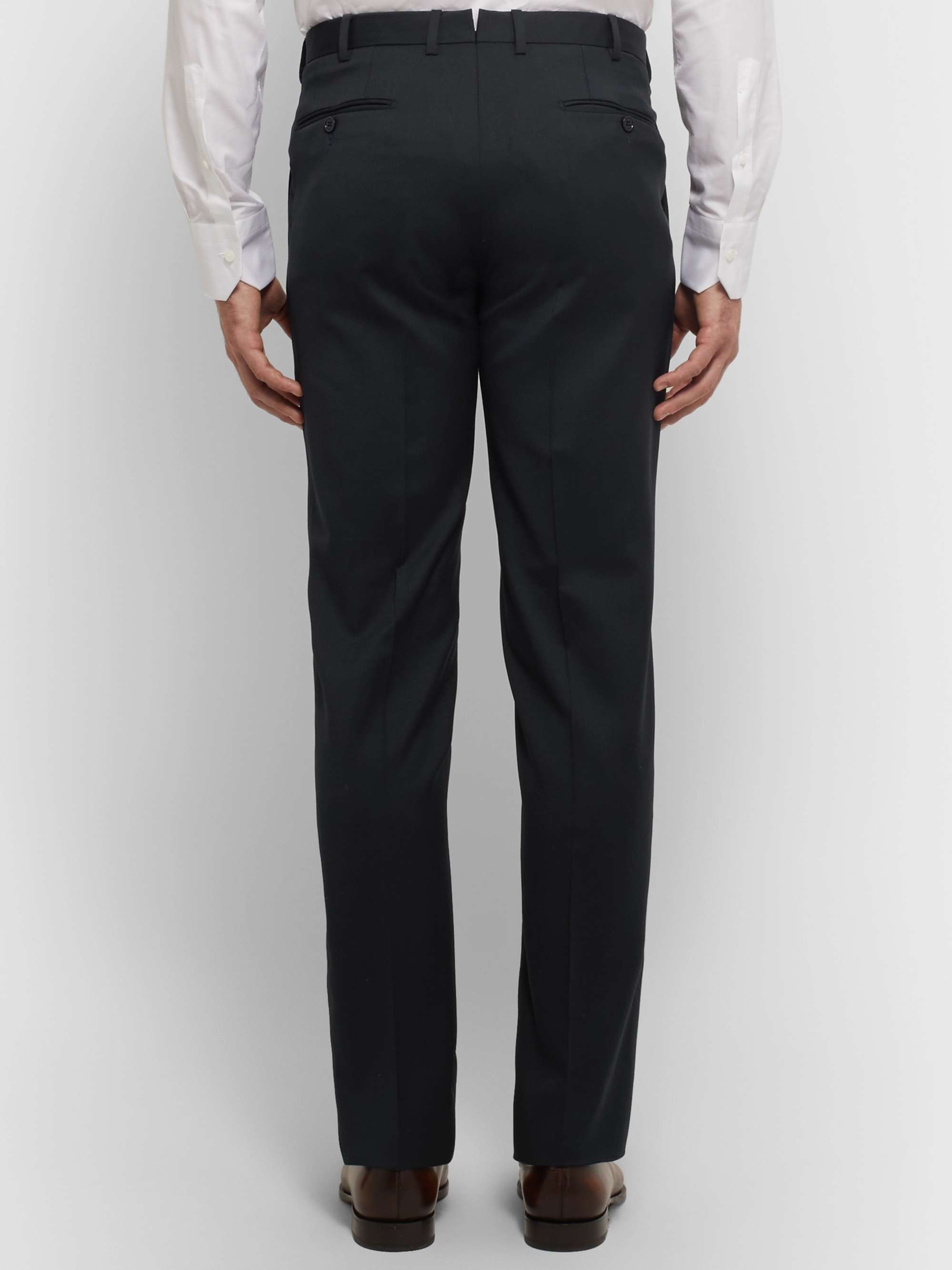 ZEGNA Midnight-Blue Slim-Fit Wool-Twill Suit