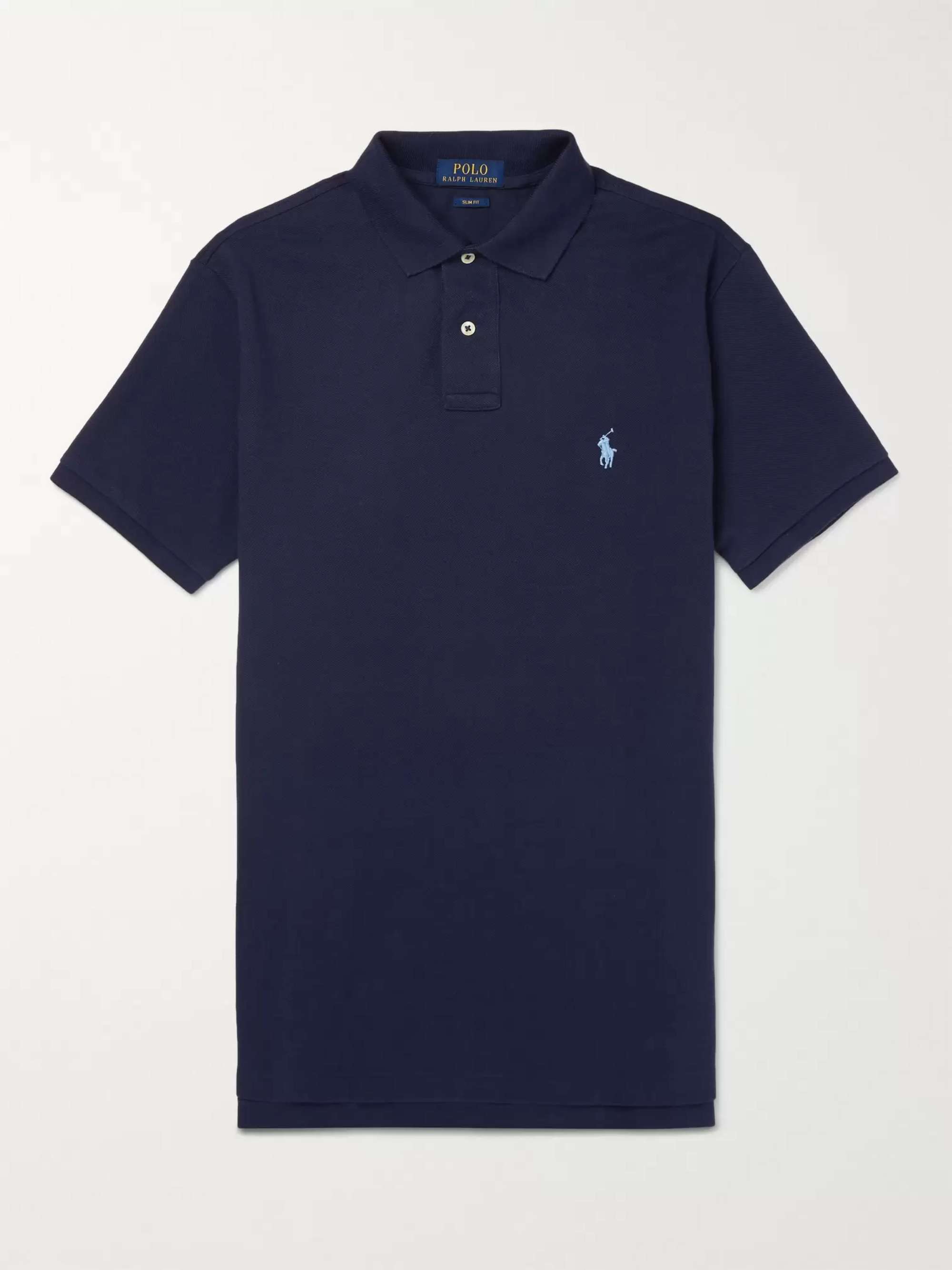 POLO RALPH LAUREN Slim-Fit Cotton-Piqué Polo Shirt | MR PORTER