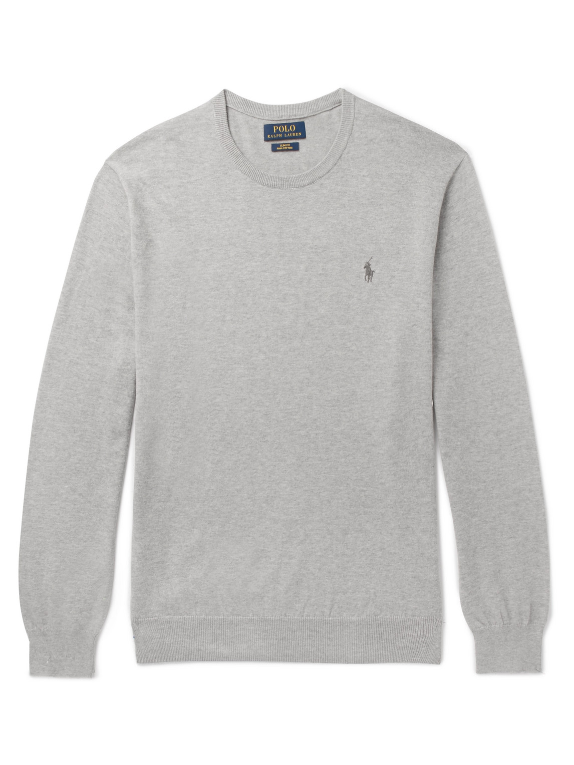 POLO RALPH LAUREN SLIM-FIT PIMA COTTON SWEATER