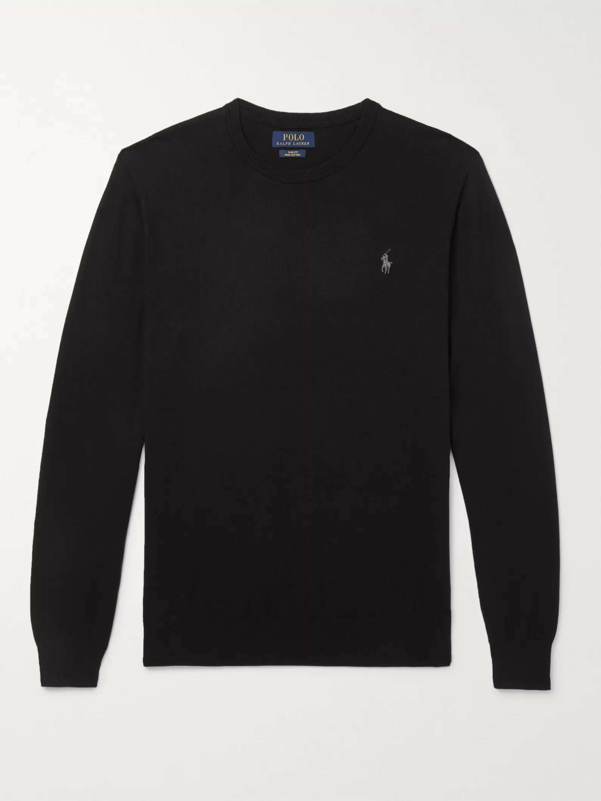 Descubrir 61+ imagen black sweater ralph lauren