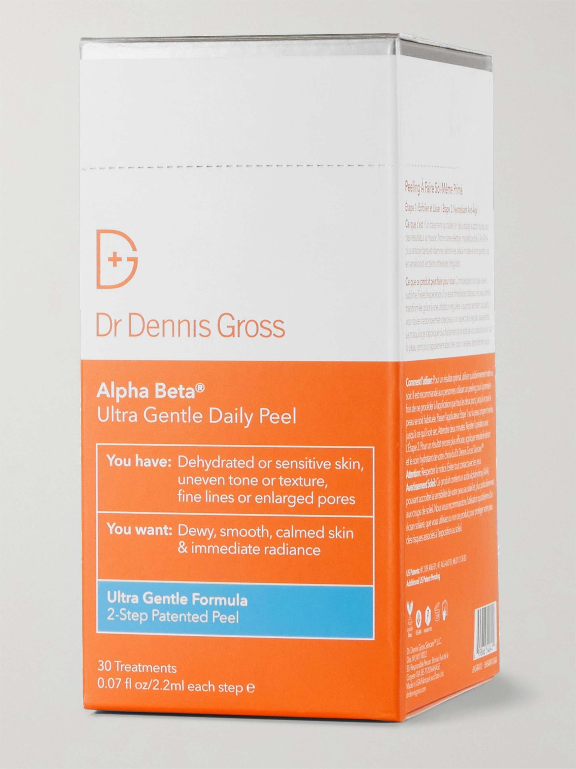 DR. DENNIS GROSS SKINCARE Alpha Beta Ultra Gentle Daily Peel, 30 x 2