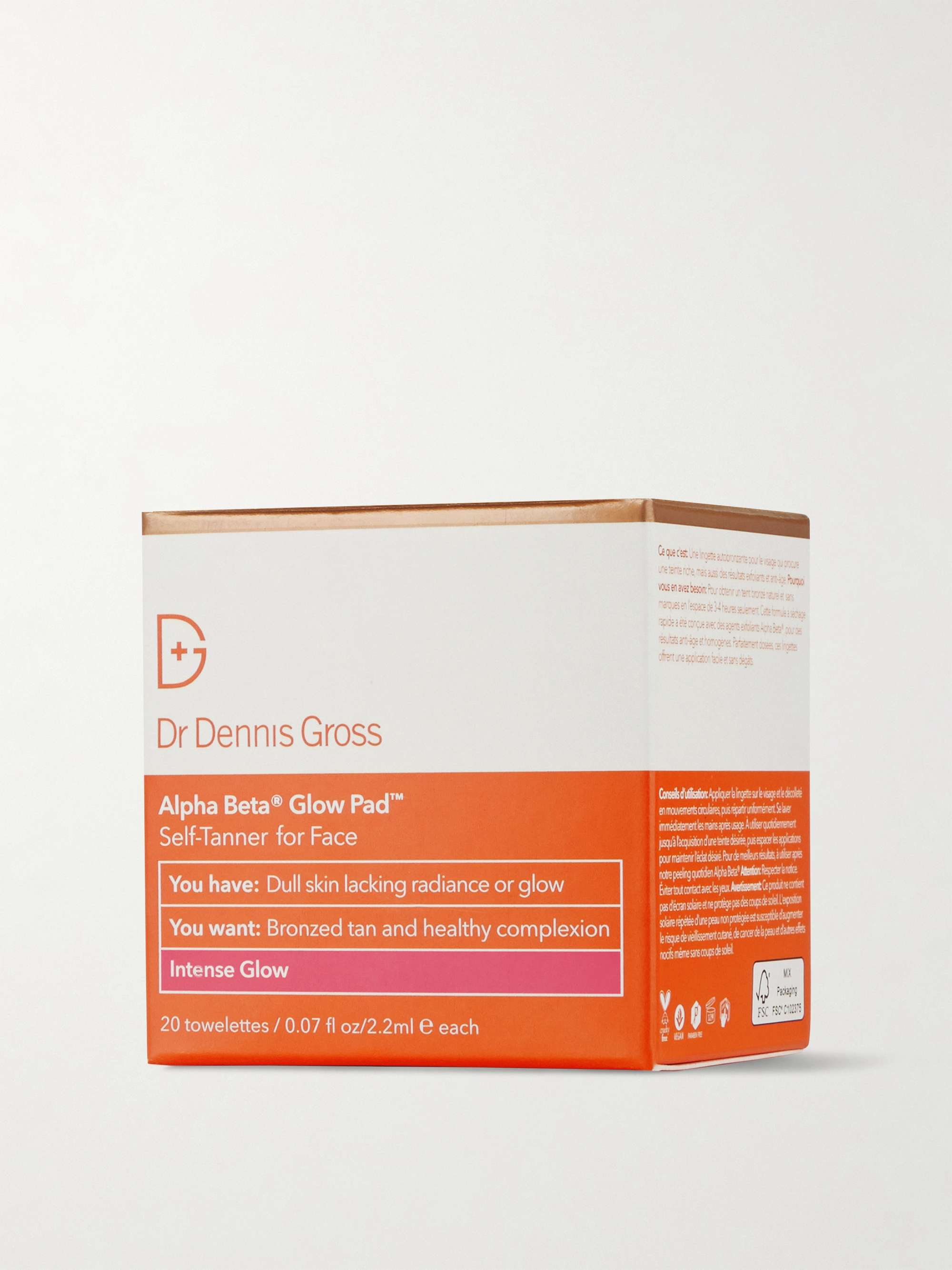 DR. DENNIS GROSS SKINCARE Alpha Beta Glow Pad - Intense Glow, 20 x 2.2ml