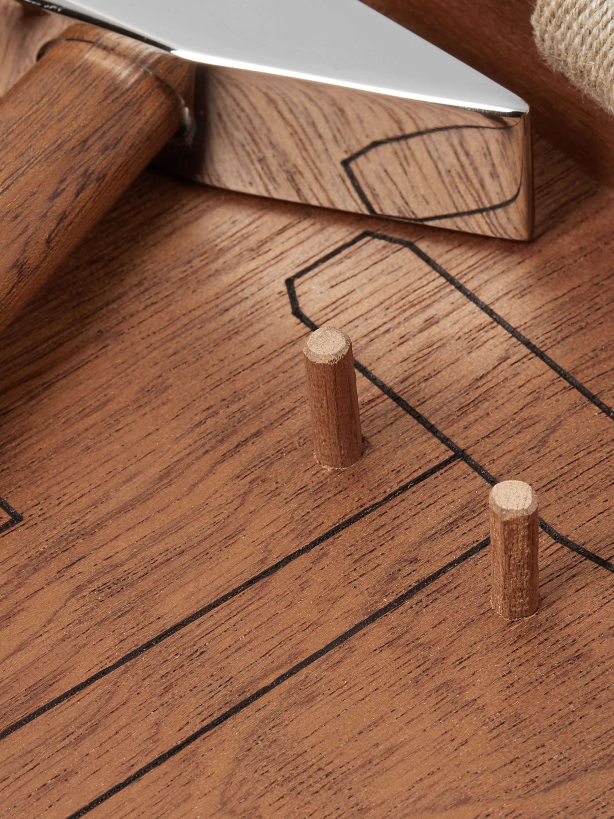 LORENZI MILANO Tool Kit with Mahogany Wood Box