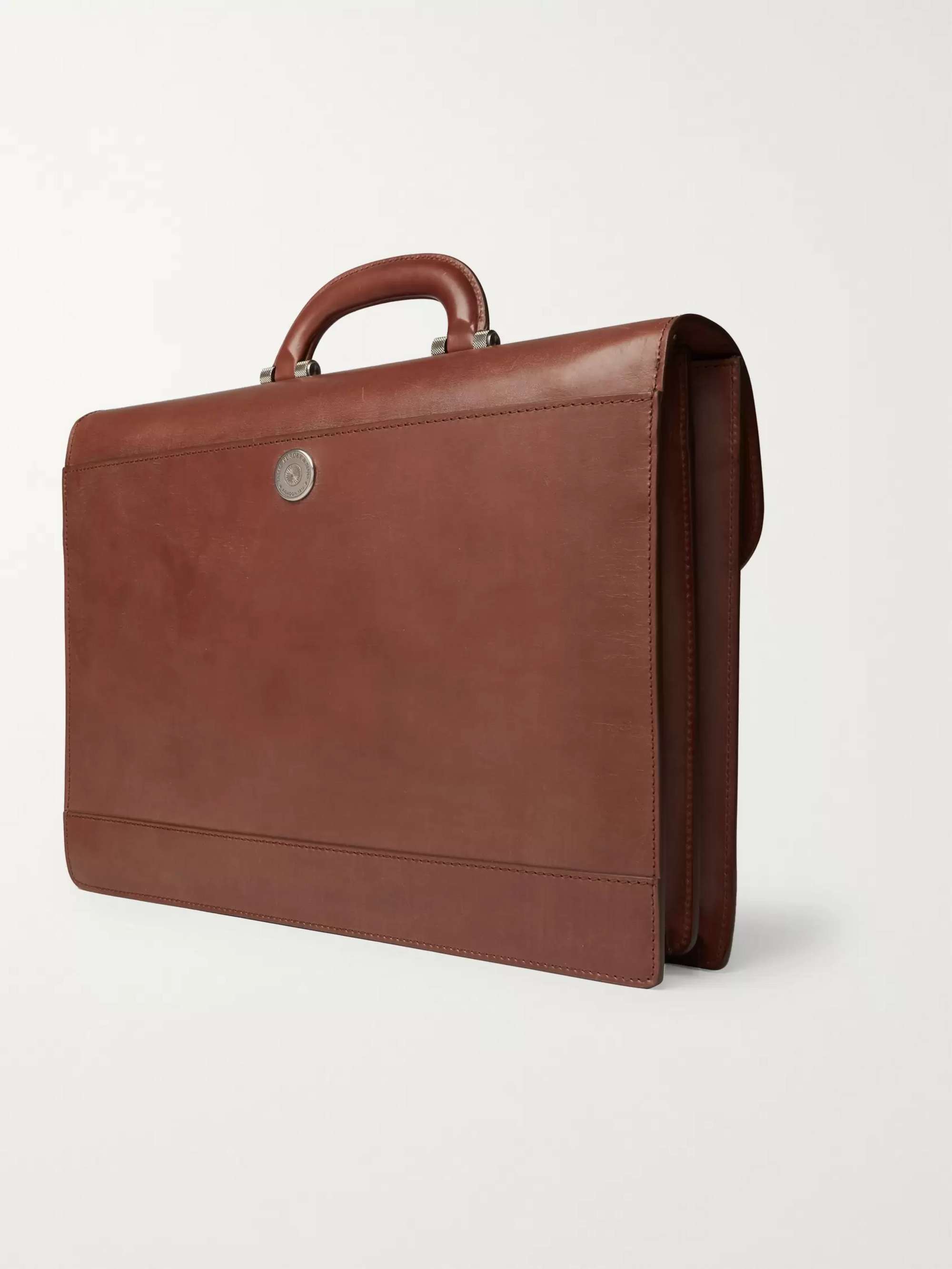 PURDEY Audley Leather Briefcase
