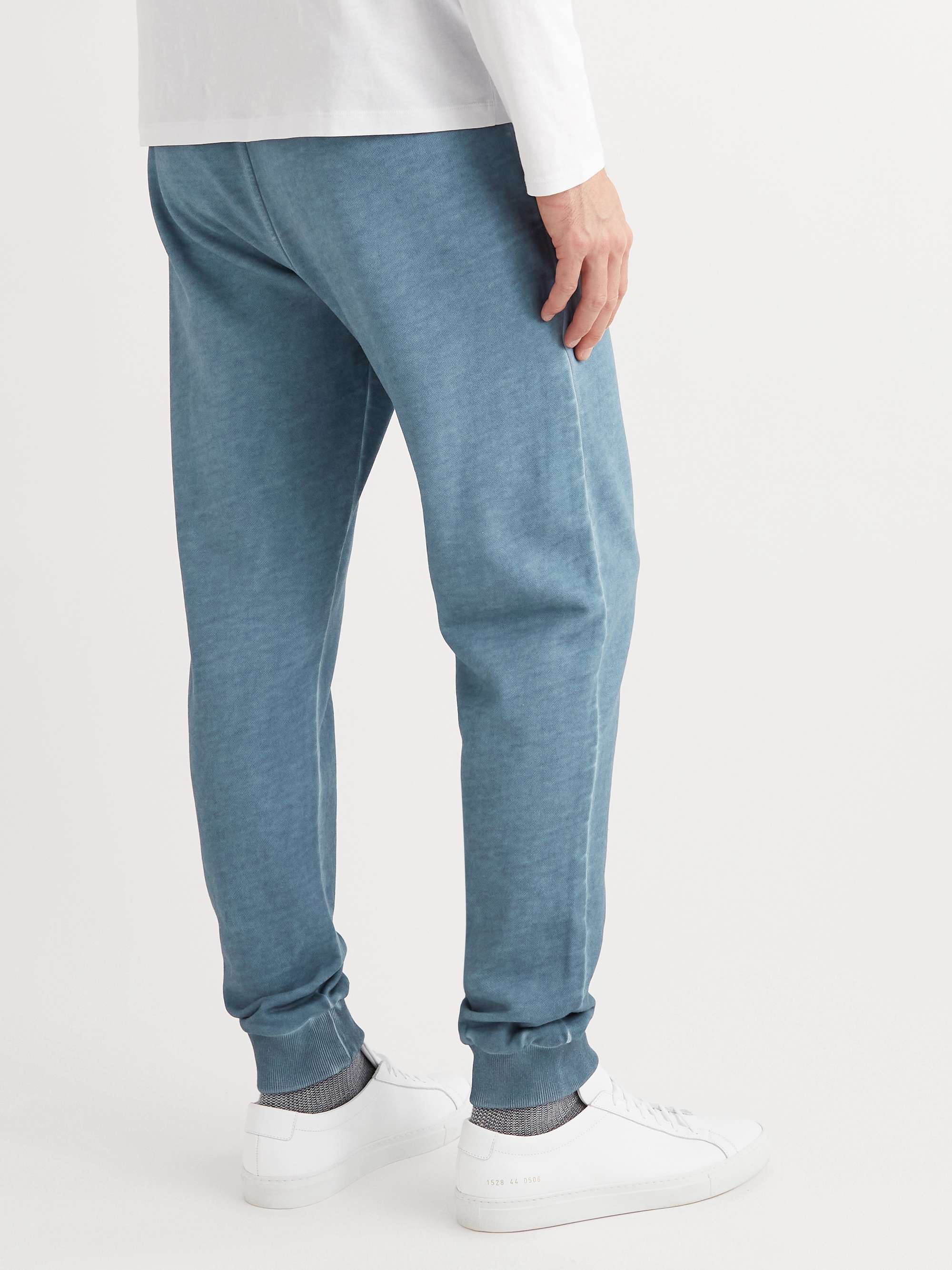 MR P. Slim-Fit Tapered Garment-Dyed Cotton-Jersey Sweatpants