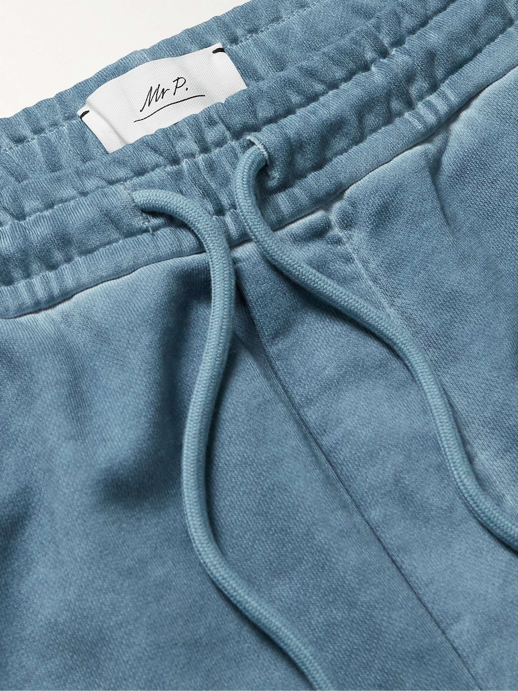 MR P. Slim-Fit Tapered Garment-Dyed Cotton-Jersey Sweatpants