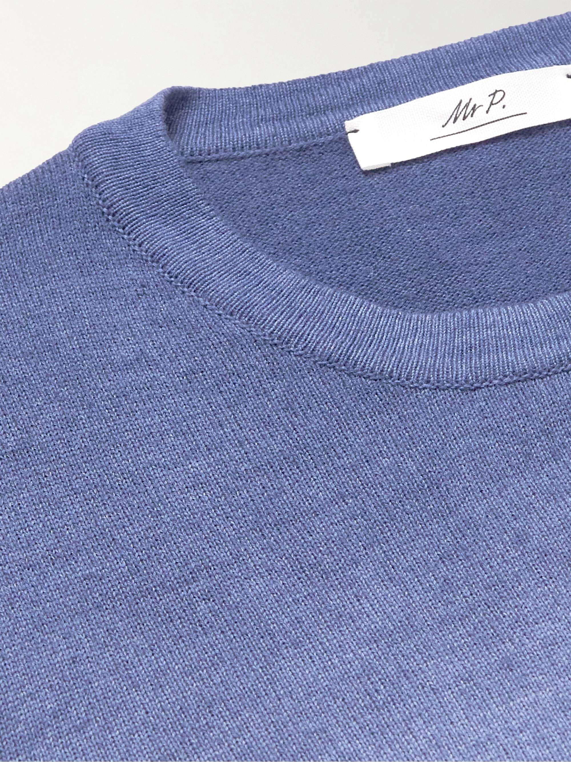 MR P. Knitted Garment-Dyed Merino Wool Sweater for Men | MR PORTER