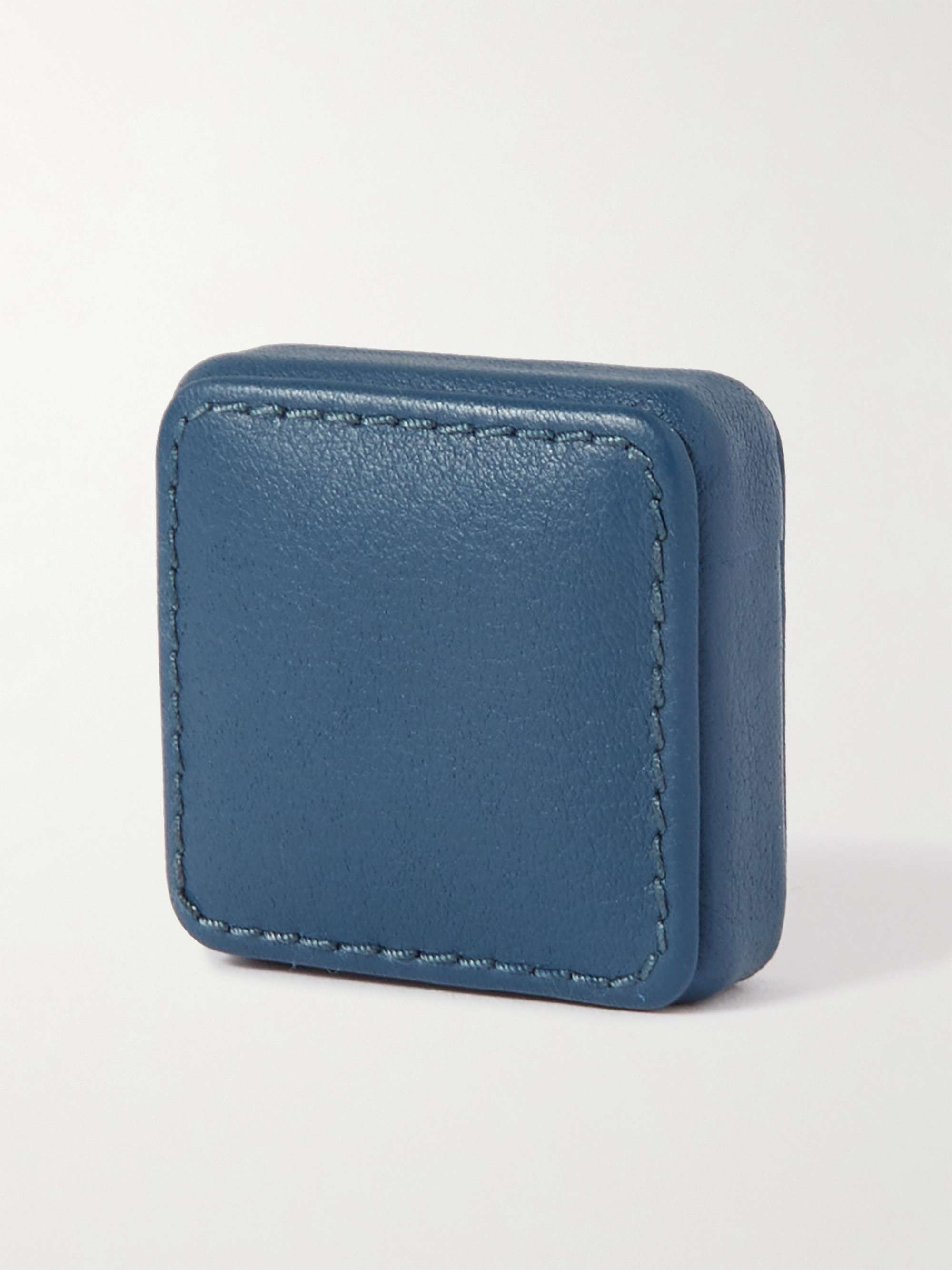 MÉTIER Logo-Debossed Full-Grain Leather Measuring Tape