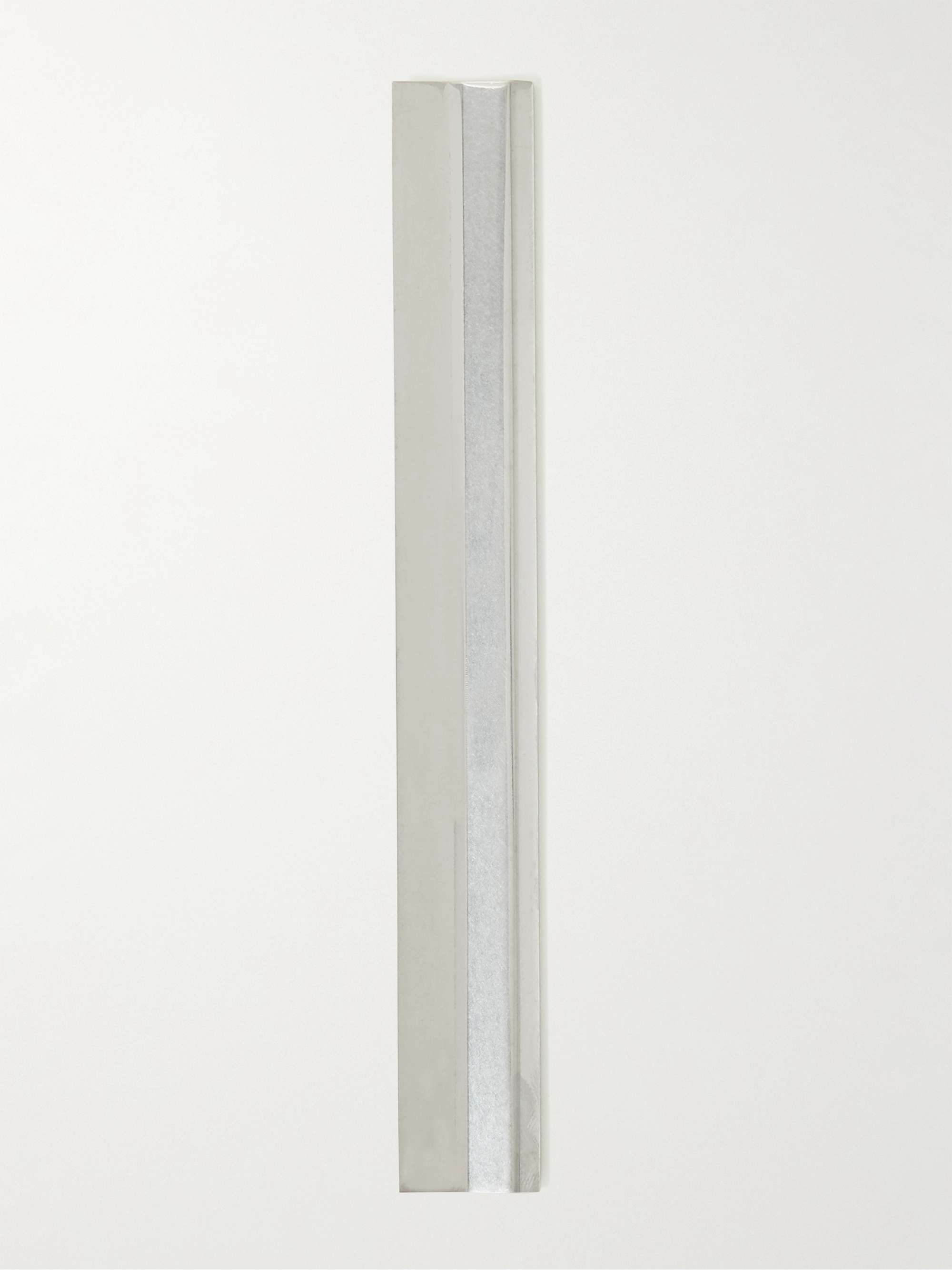 MÉTIER Full-Grain Leather and Silver-Tone Ruler