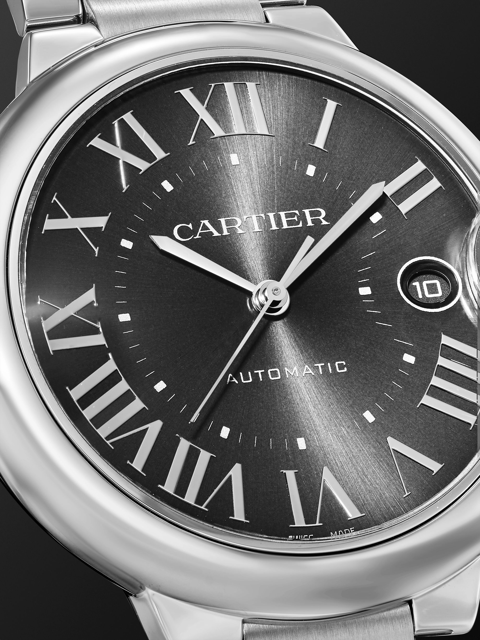 CARTIER ساعة Ballon Bleu de Cartier الأوتوماتيكية بقطر 40 مم من الفولاذ المقاوم للصدأ، الرقم المرجعي: WSBB0060