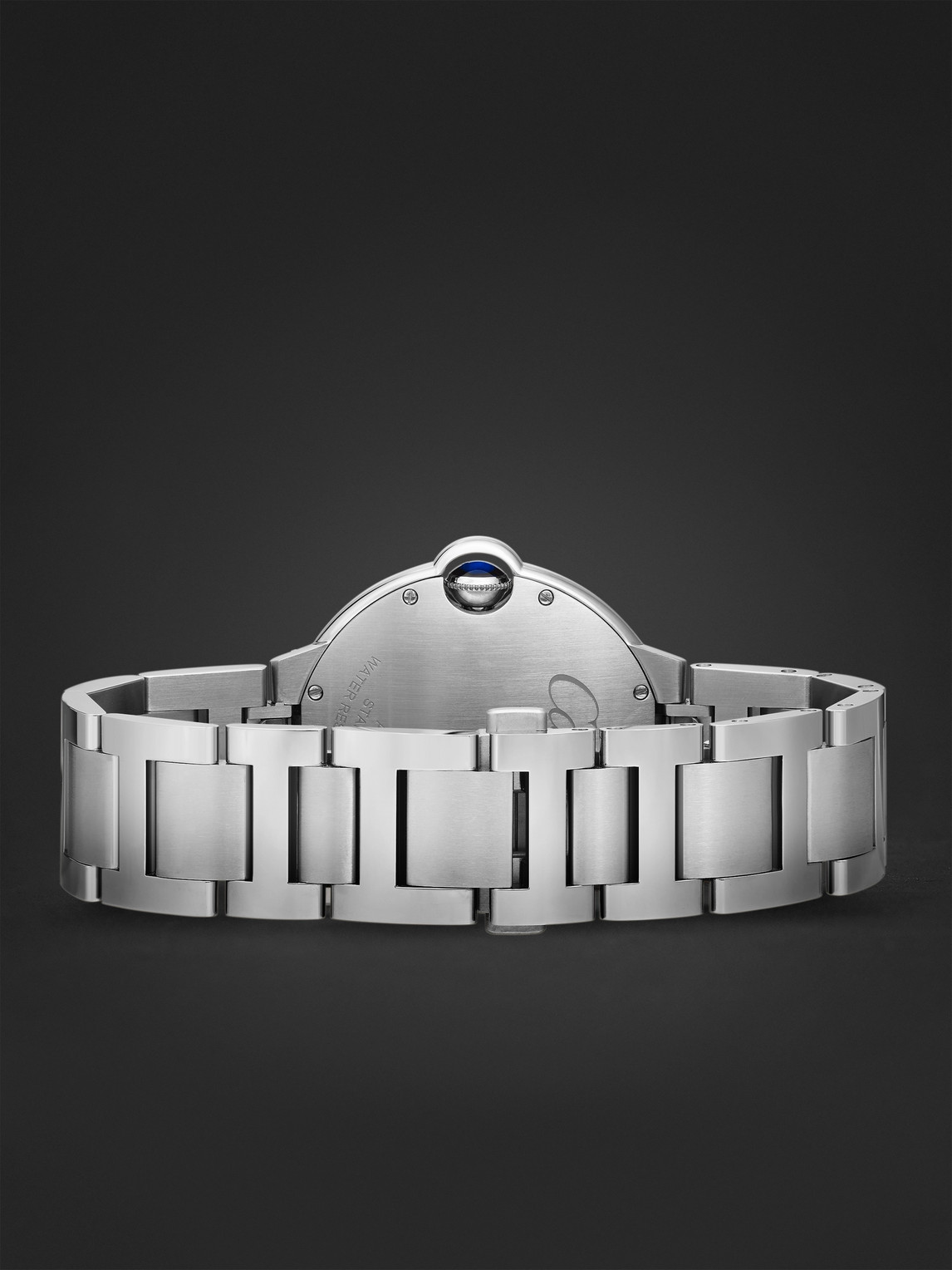 Shop Cartier Ballon Bleu De  Automatic 40mm Stainless Steel Watch, Ref. No. Wsbb0060 In Gray