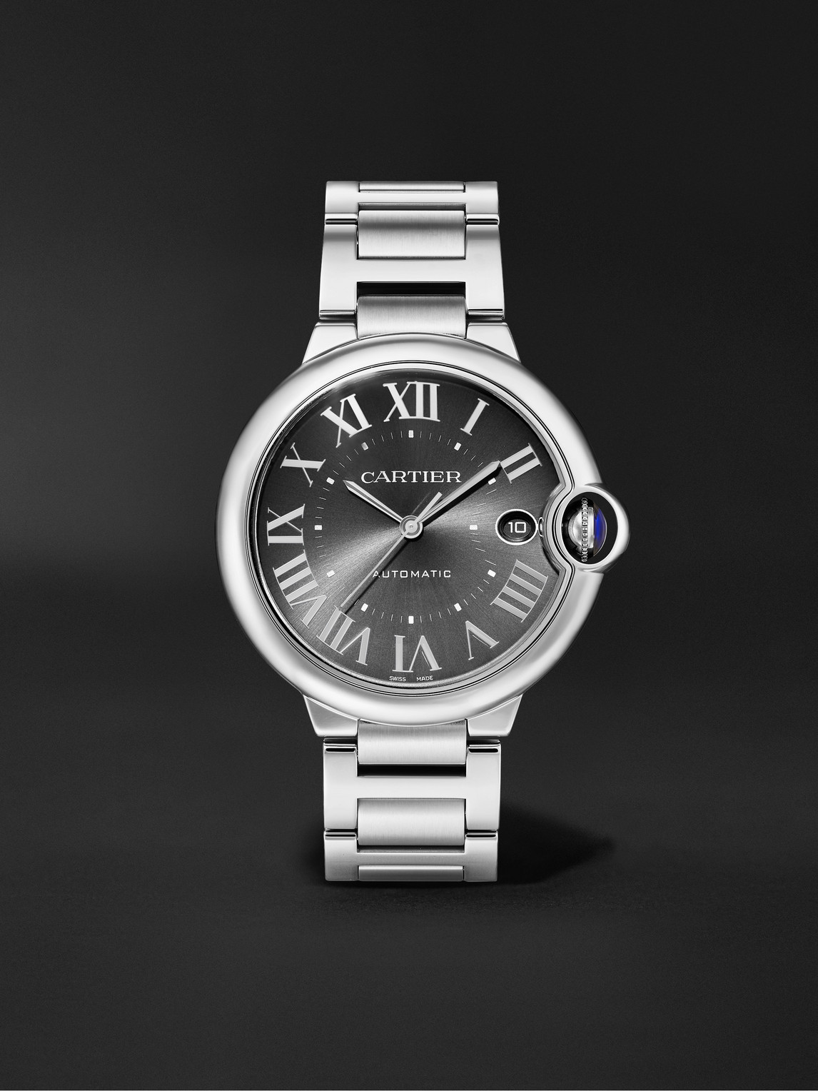 Cartier Womens Steel Crwsbb0060 Ballon Bleu De Stainless-steel Automatic Watch In Gray