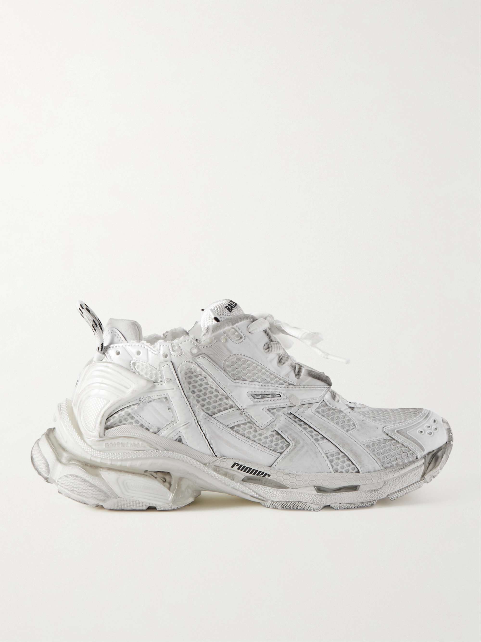 Fremmed ønske fjende BALENCIAGA Runner Nylon, Mesh and Rubber Sneakers for Men | MR PORTER