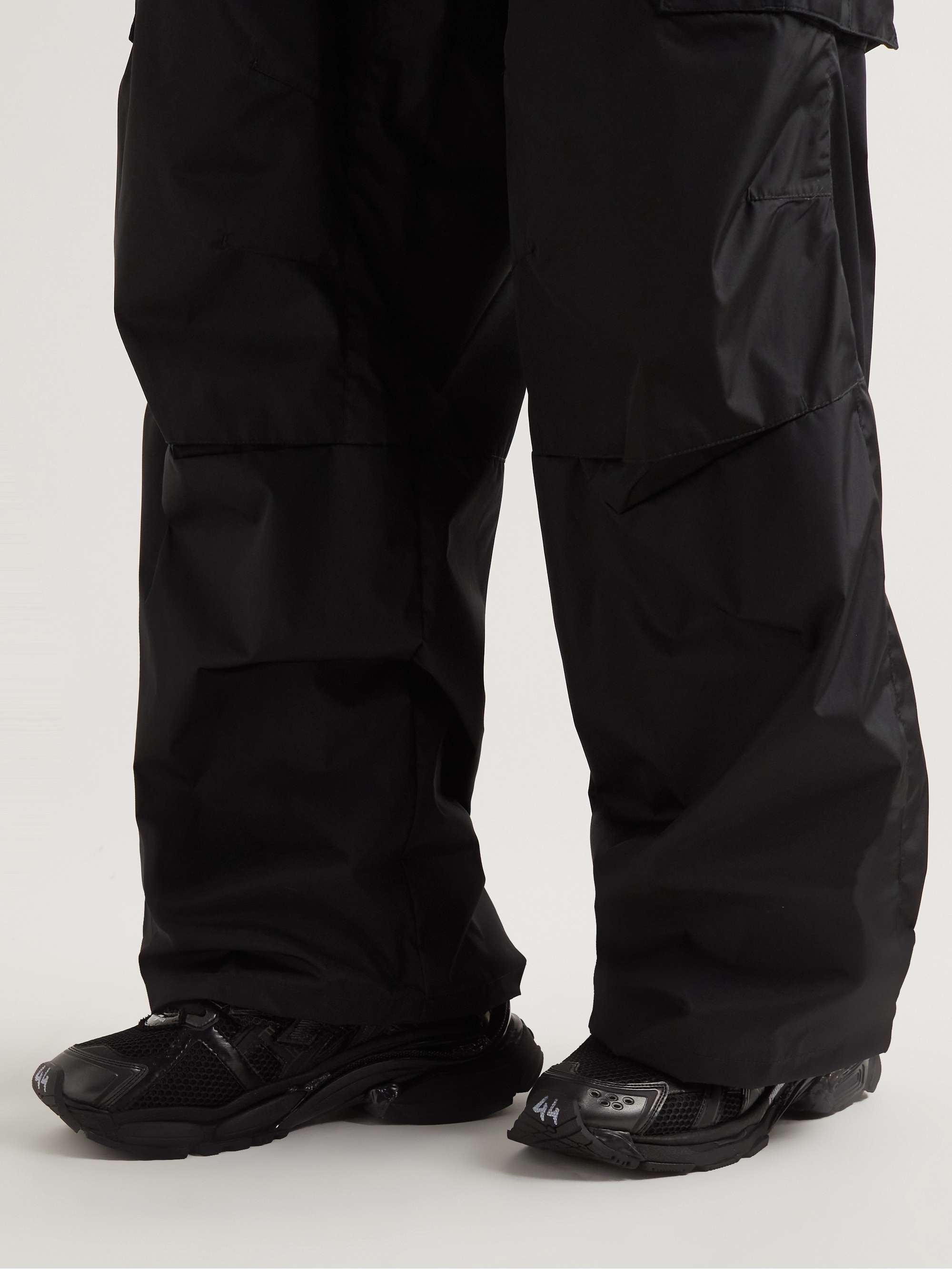 BALENCIAGA Runner Nylon, Mesh and Rubber Sneakers