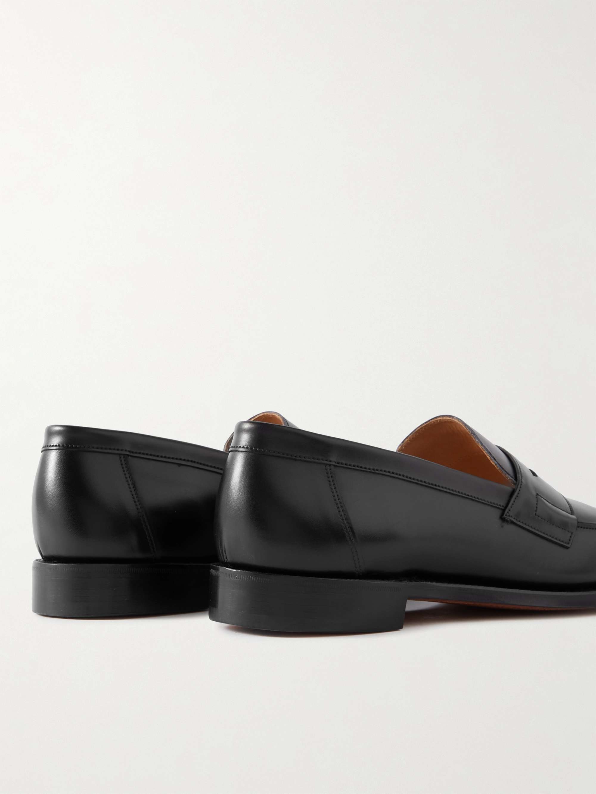 GRENSON Epsom Leather Penny Loafers