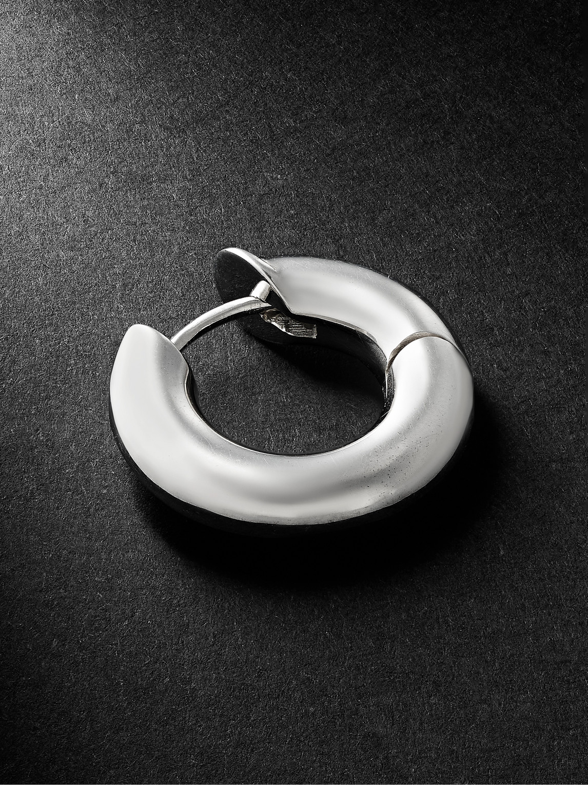 Spinelli Kilcollin - Megahoop Silver Single Hoop Earring - Men - Silver