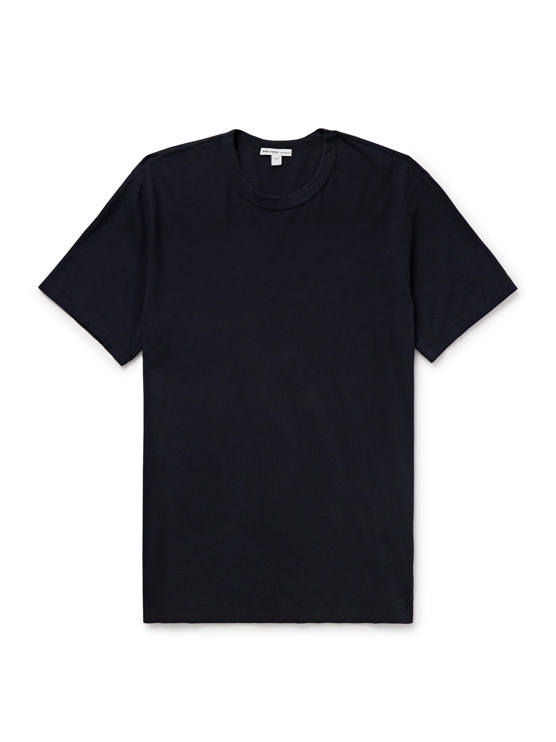 Shop James Perse Cotton-jersey T-shirt In Blue