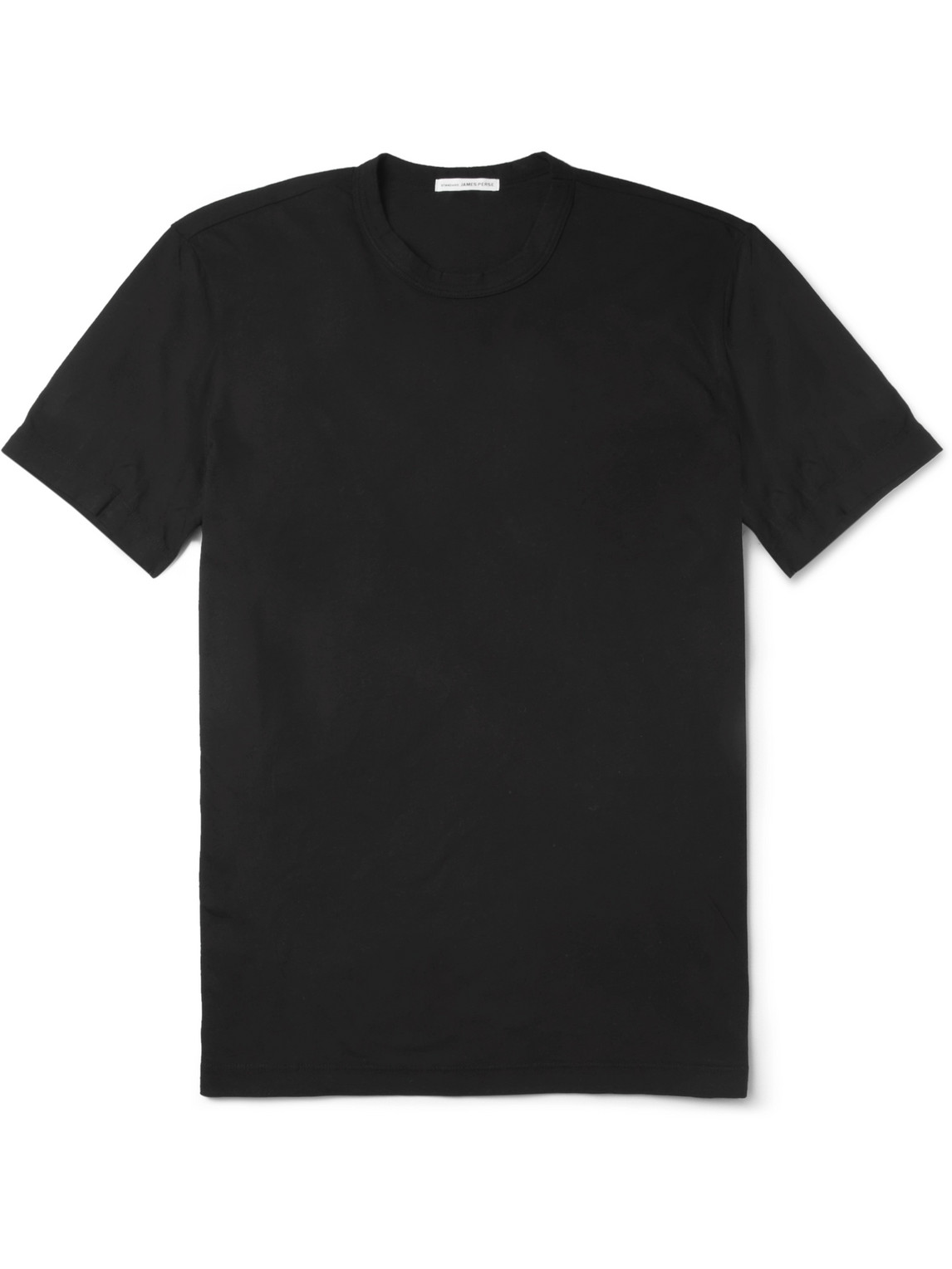 Shop James Perse Combed Cotton-jersey T-shirt In Black