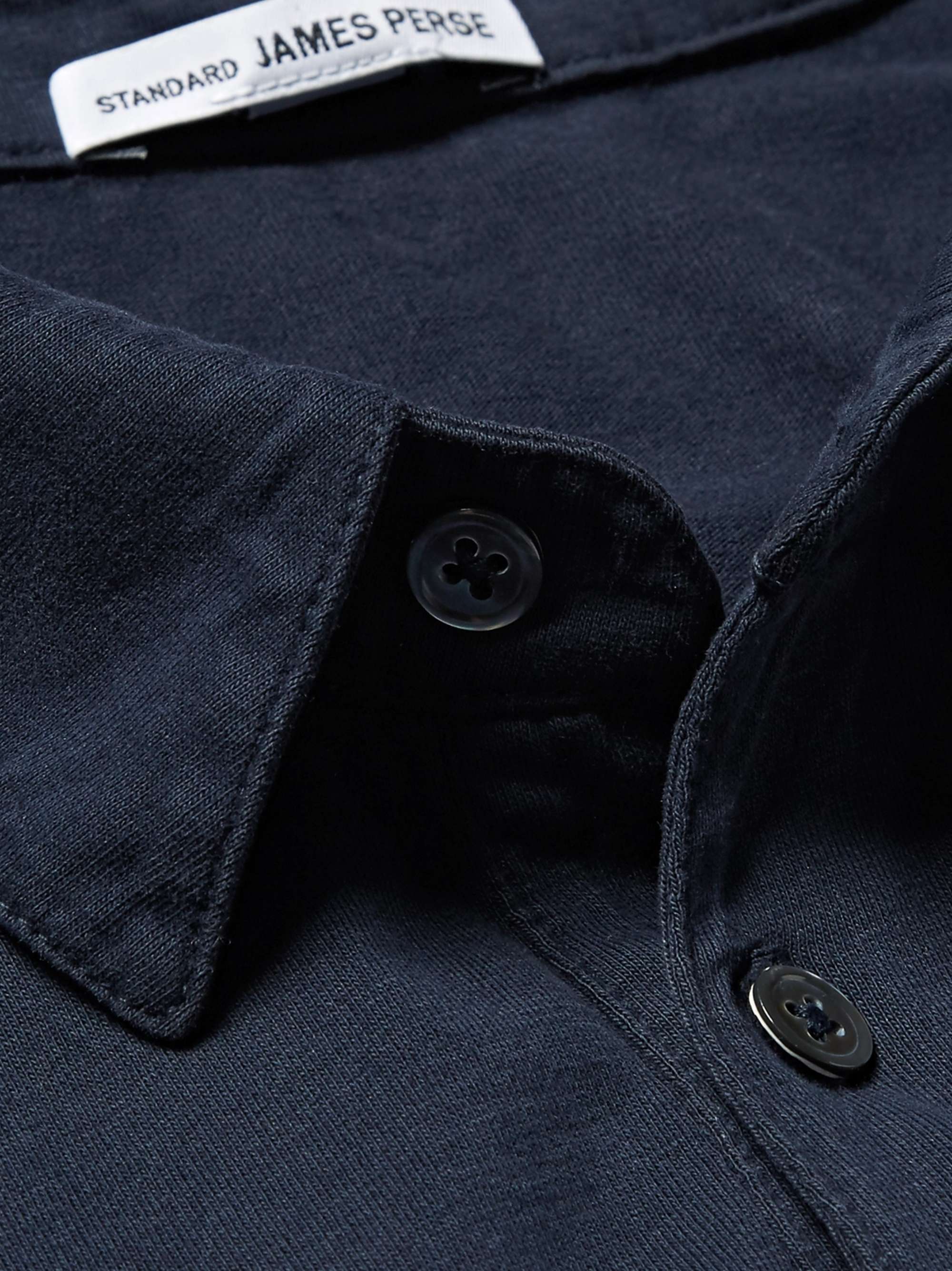 JAMES PERSE Supima Cotton-Jersey Polo Shirt
