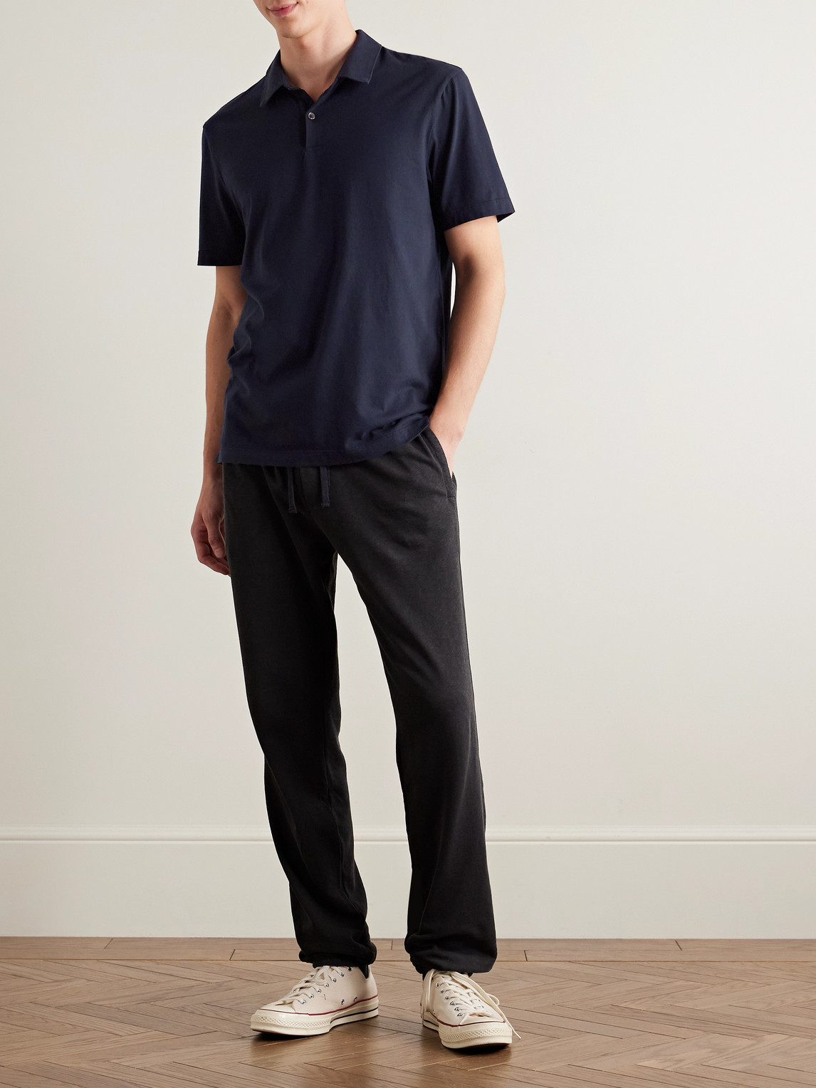 Supima Cotton-Jersey Polo Shirt