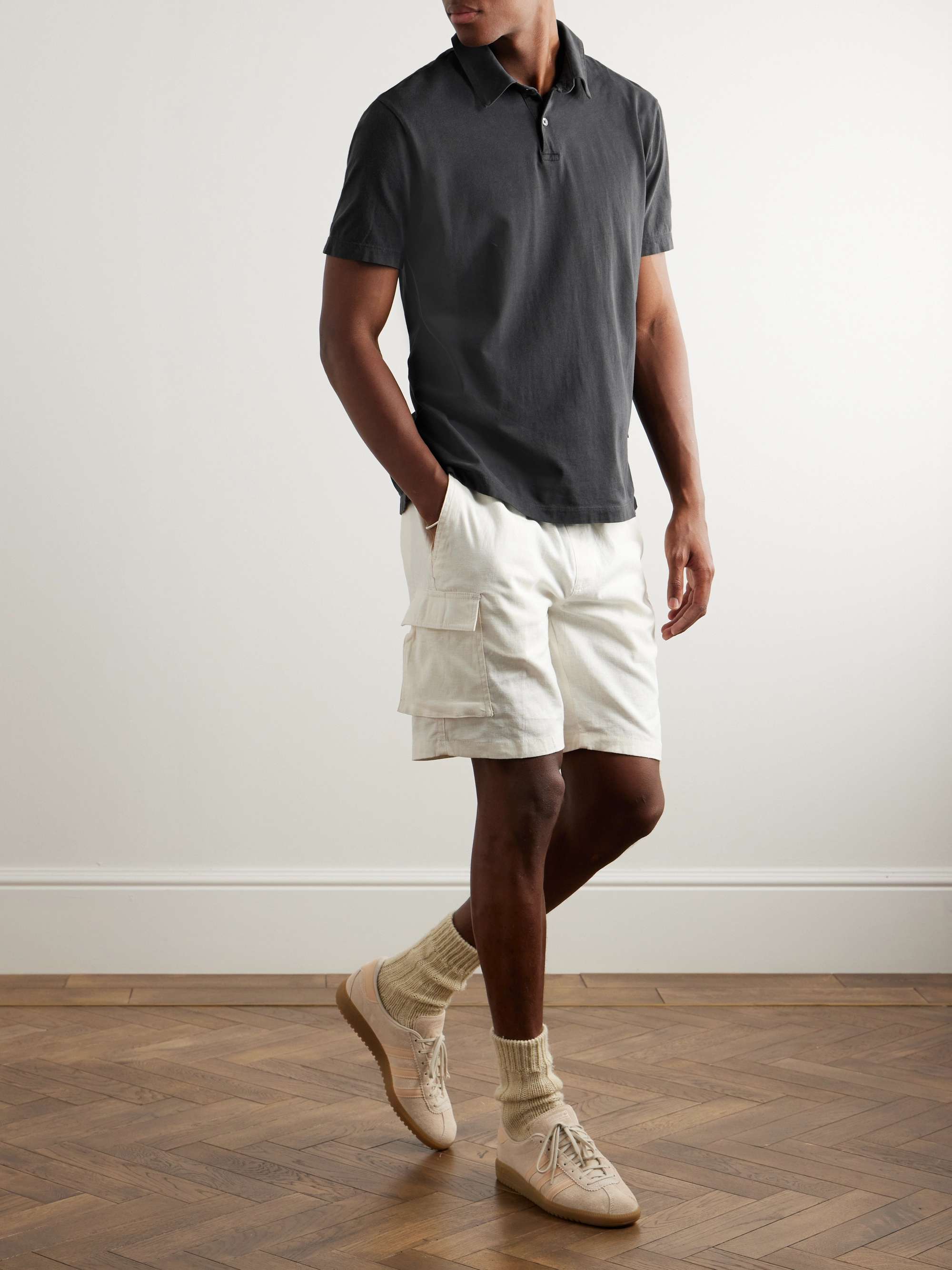 JAMES PERSE Slim-Fit Supima Cotton Polo Shirt | MR PORTER