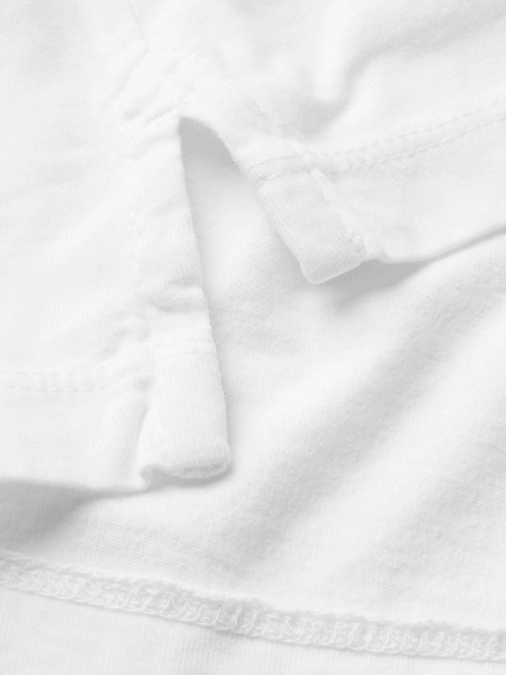 JAMES PERSE Supima Cotton-Jersey Polo Shirt