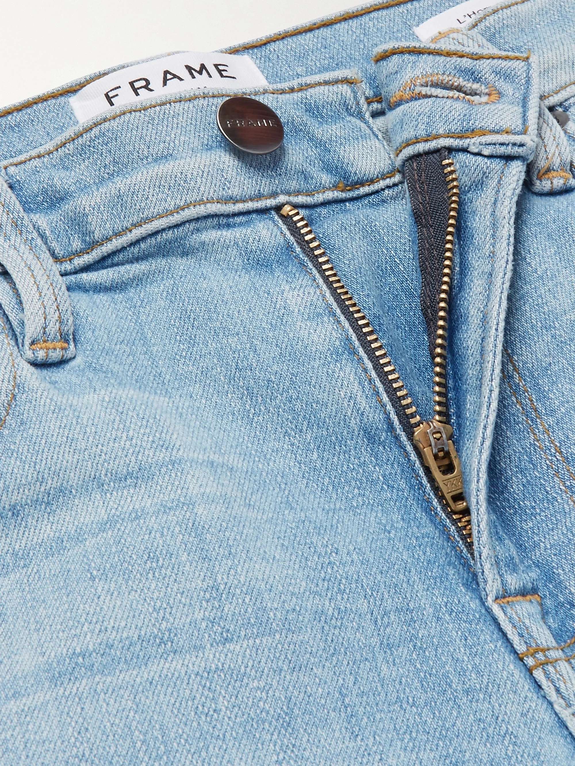 FRAME L'Homme Slim-Fit Stretch-Denim Jeans