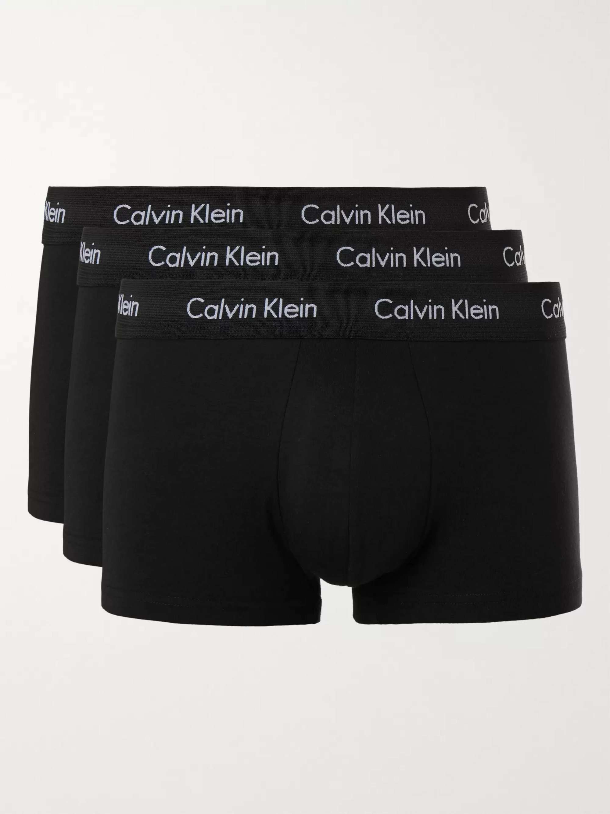 Three-Pack Stretch-Cotton Boxer Briefs