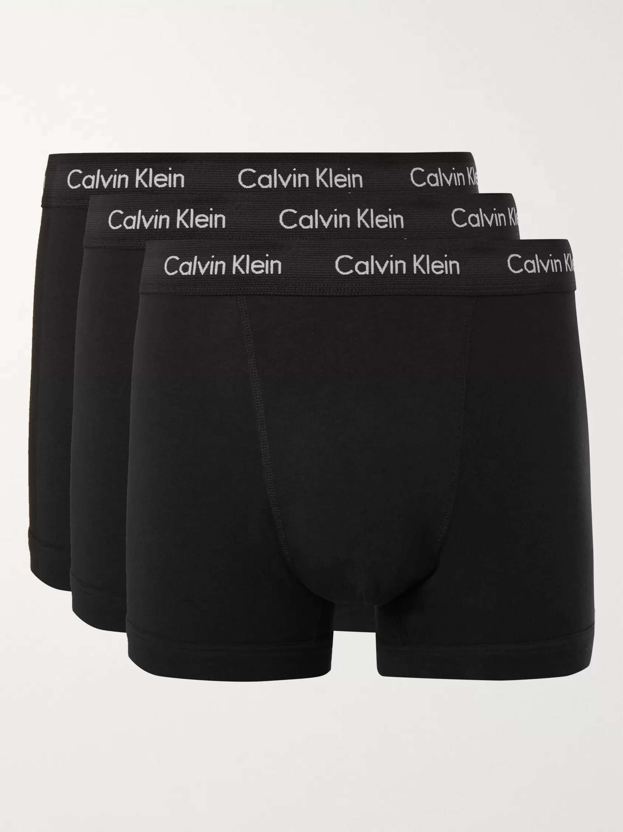 Calvin Klein Cotton Classics Boxer Briefs 3-Pack White NU3019-100 at  International Jock