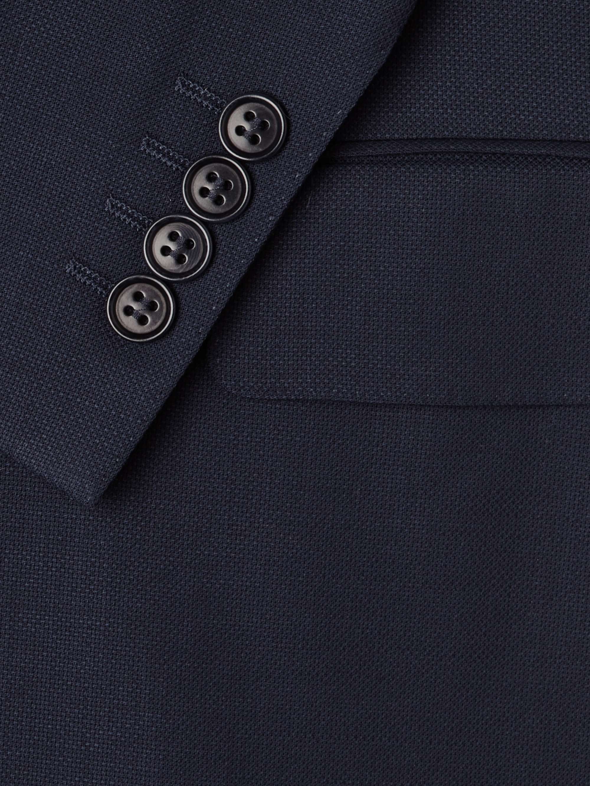 CANALI Navy Travel Wool-Hopsack Blazer
