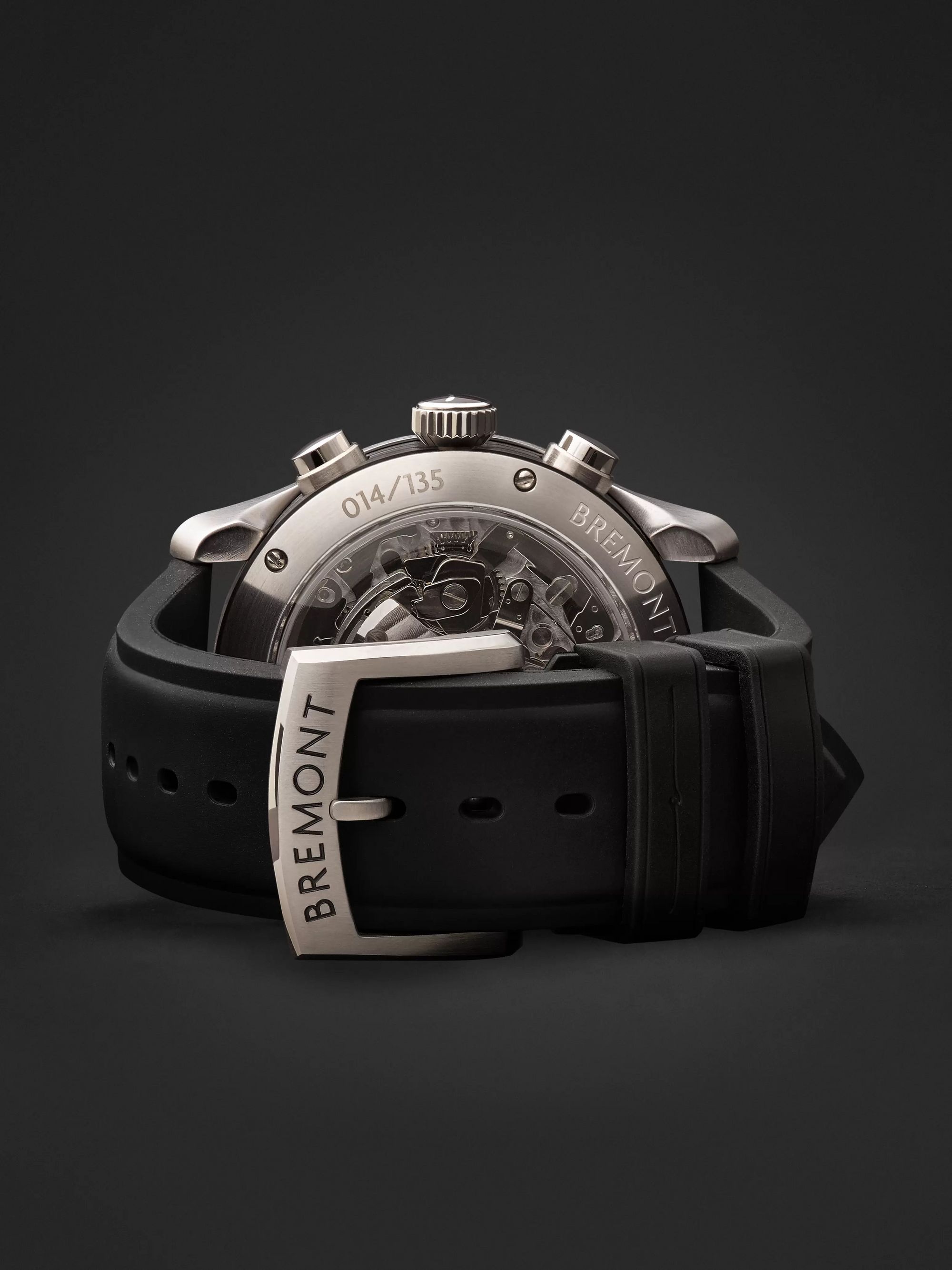 BREMONT AC-R-II America's Cup Automatic Regatta Chronograph 43mm Stainless Steel and Rubber Watch, Ref. No. 970380
