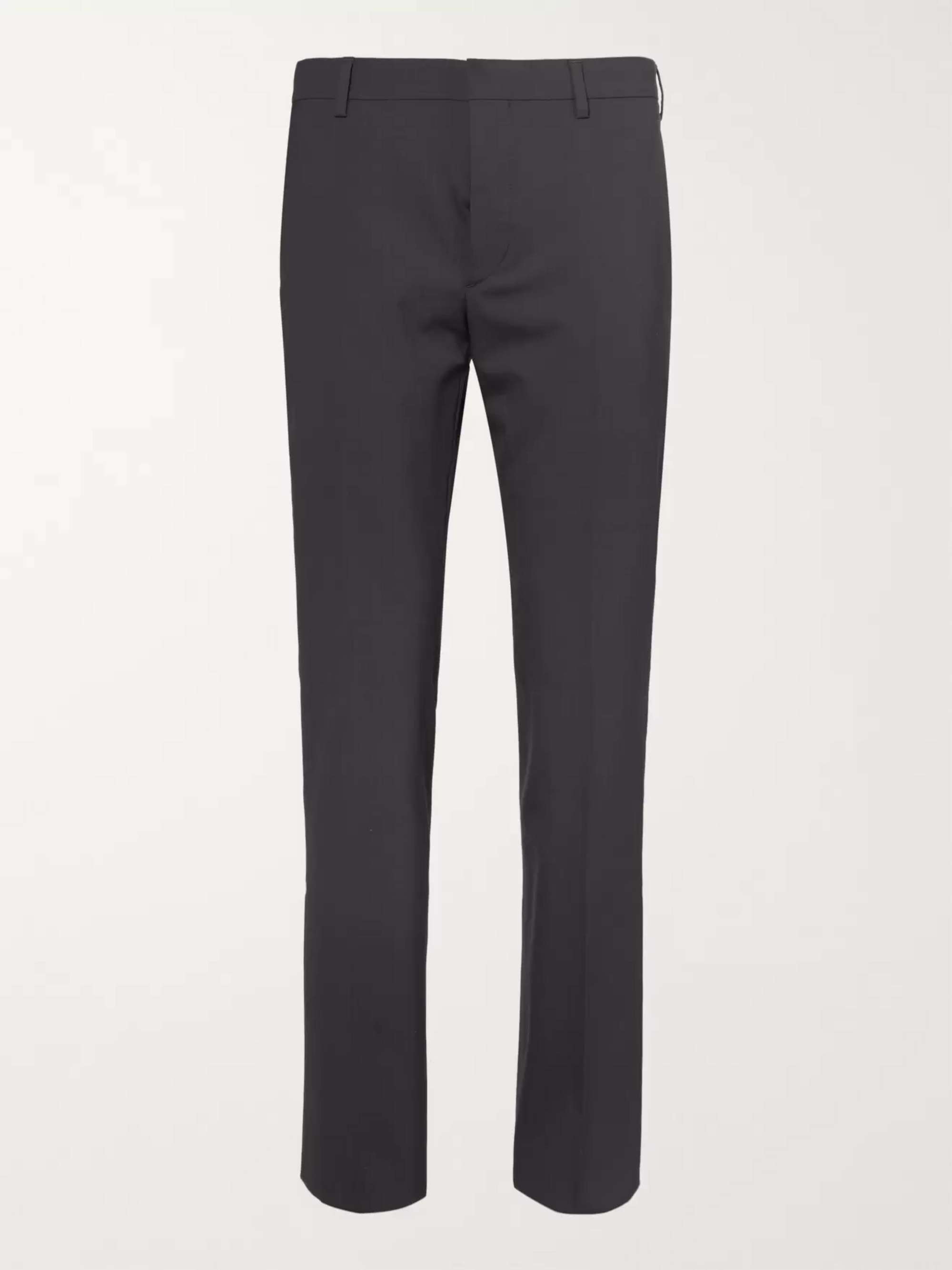 Suit Trousers Prada Pants Mens PRADA Tela Slim-Fit Virgin Wool