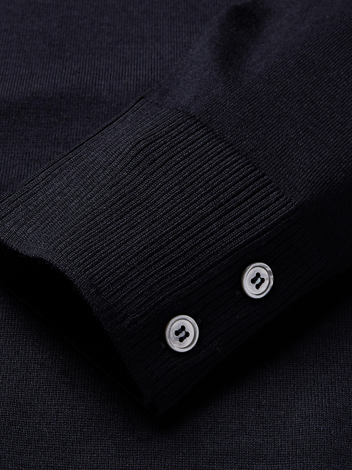Shop Thom Browne Striped Merino Wool Sweater In Blue