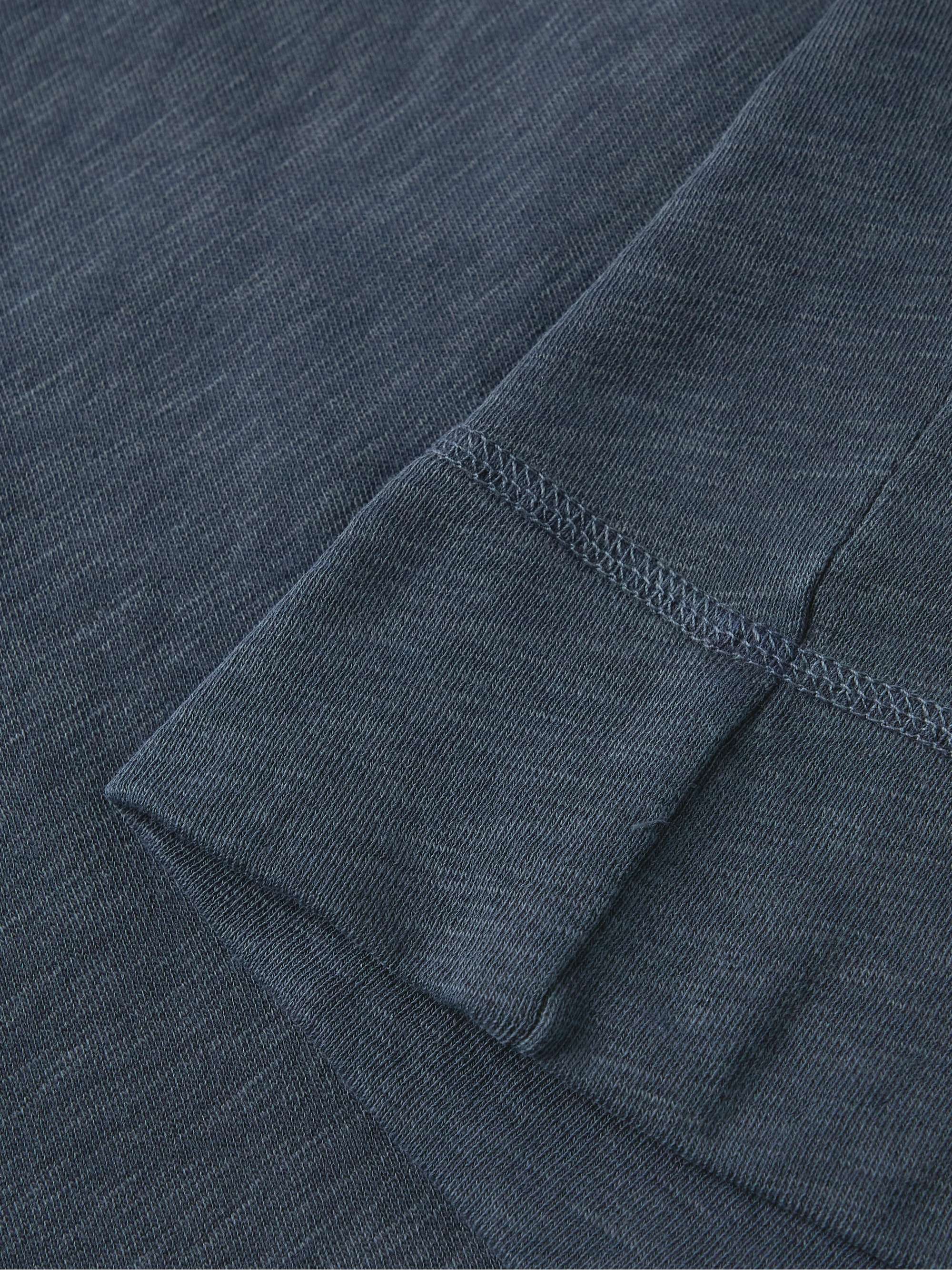 JAMES PERSE Kapuzenjacke aus Supima®-Baumwoll-Jersey mit Reißverschluss