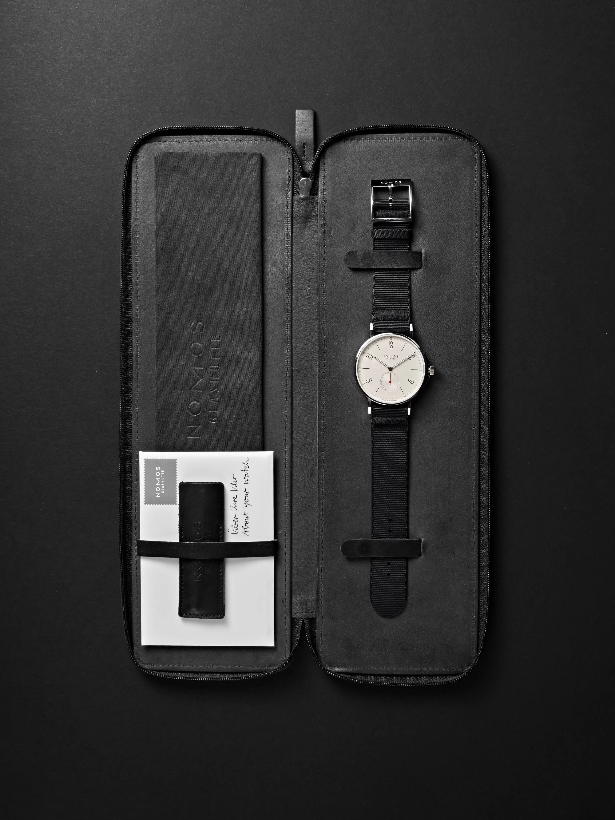 NOMOS GLASHÜTTE Ahoi Automatic 40mm Stainless Steel and Nylon Watch, Ref. No. 550