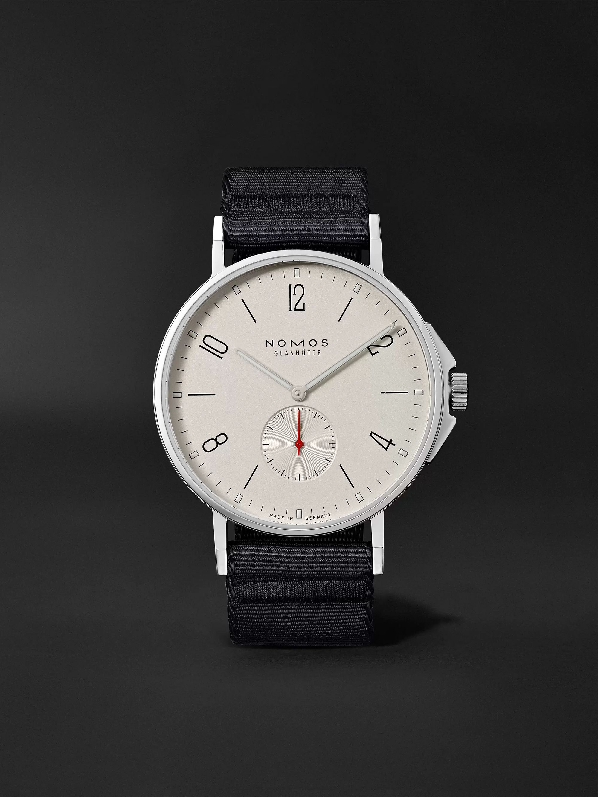 NOMOS GLASHÜTTE Ahoi Automatic 40mm Stainless Steel and Nylon Watch, Ref. No. 550