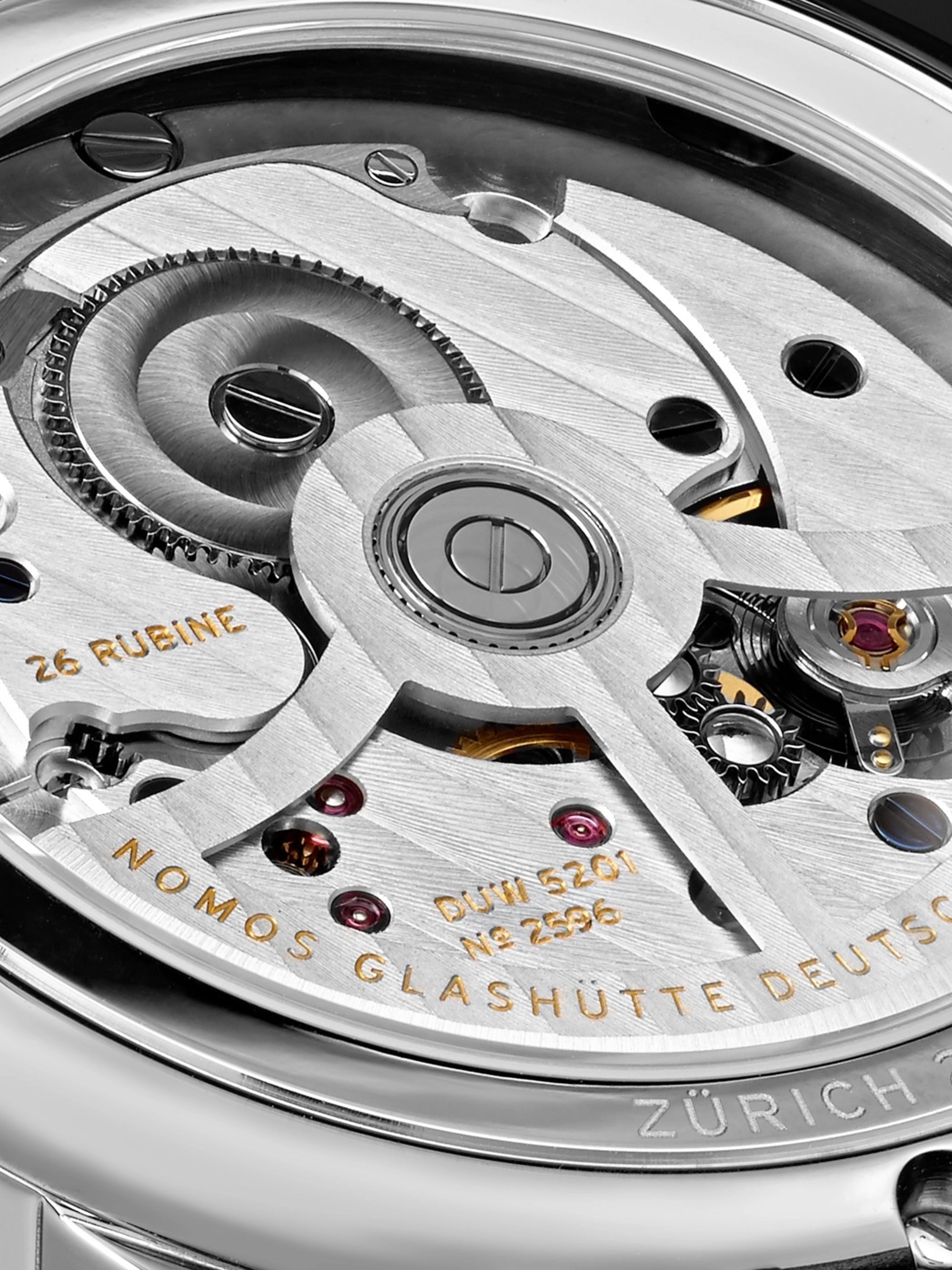 NOMOS GLASHÜTTE Zurich Weltzeit Automatic 40mm Stainless Steel and Cordovan Leather Watch, Ref. No. 805