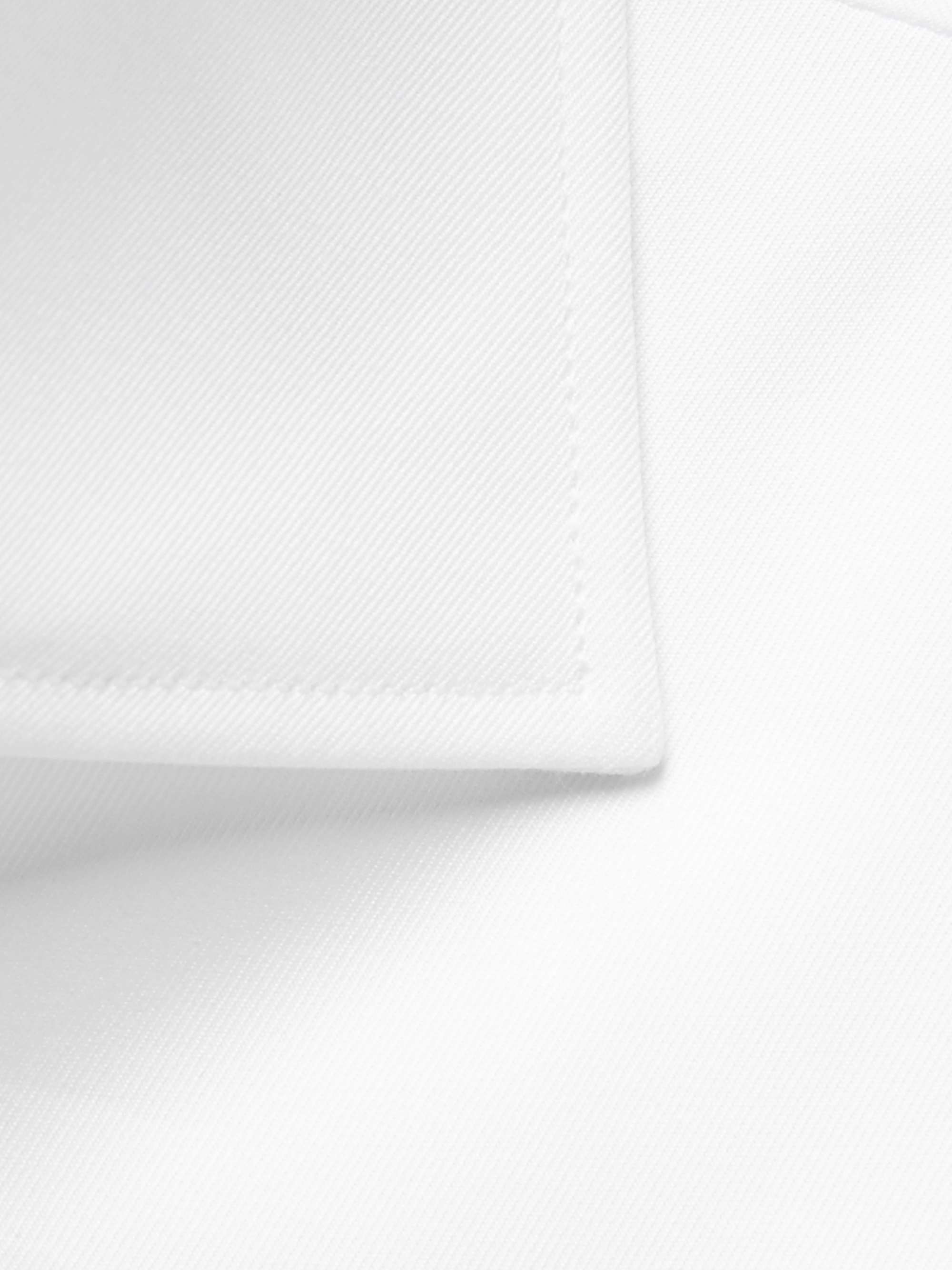 ZEGNA Trofeo Slim-Fit Cutaway-Collar Cotton-Poplin Shirt